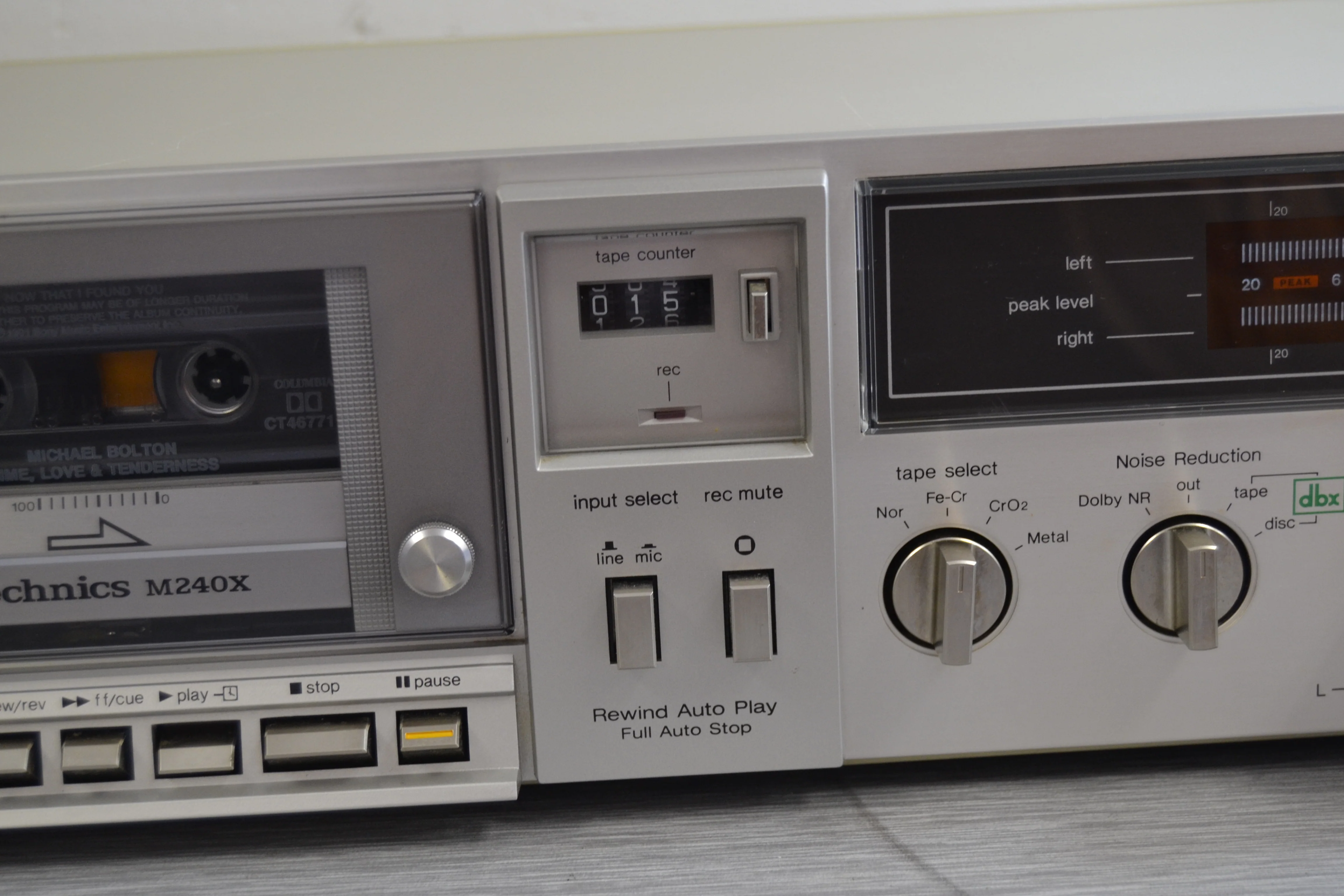 Technics RS-M240X Single Cassette Deck * DBX - Image 3