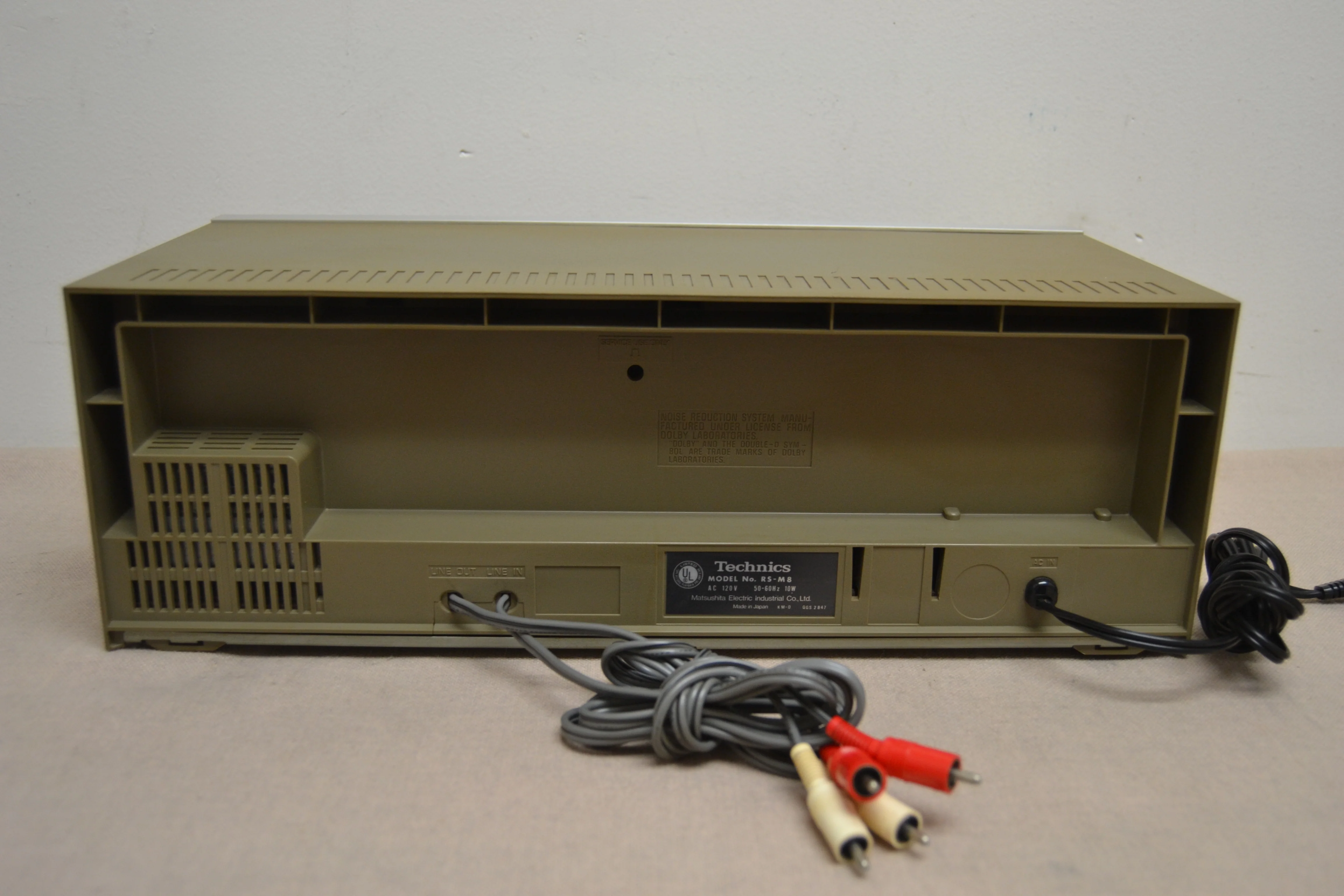 Technics RS-M8 Single Cassette Deck * Fully Serviced * New Belts - Image 7