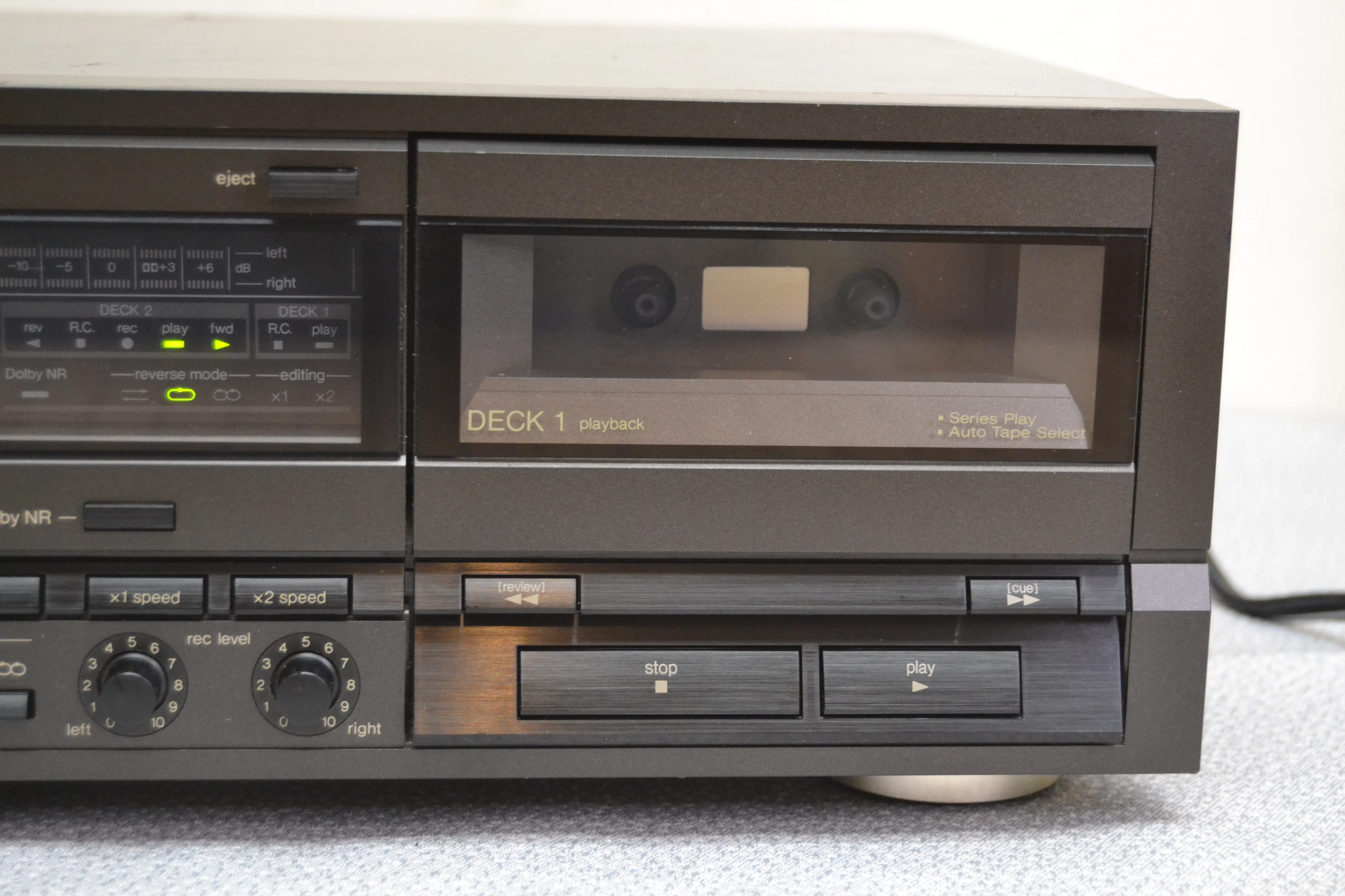 Technics RS-TR155 Double Cassette Deck * AutoReverse * Fully Serviced * New Belts - Image 4