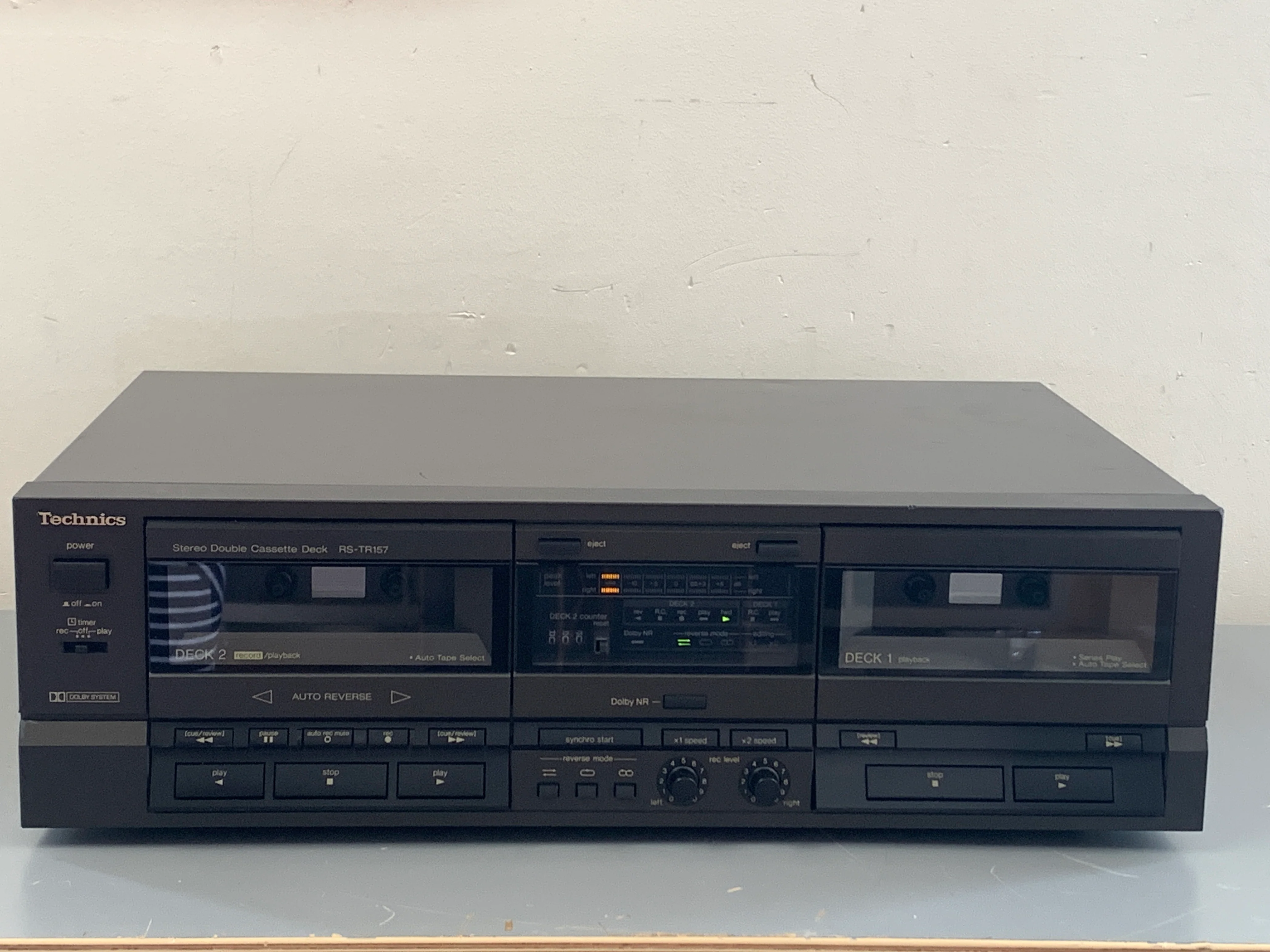 Technics RS-TR157 Double Cassette Deck