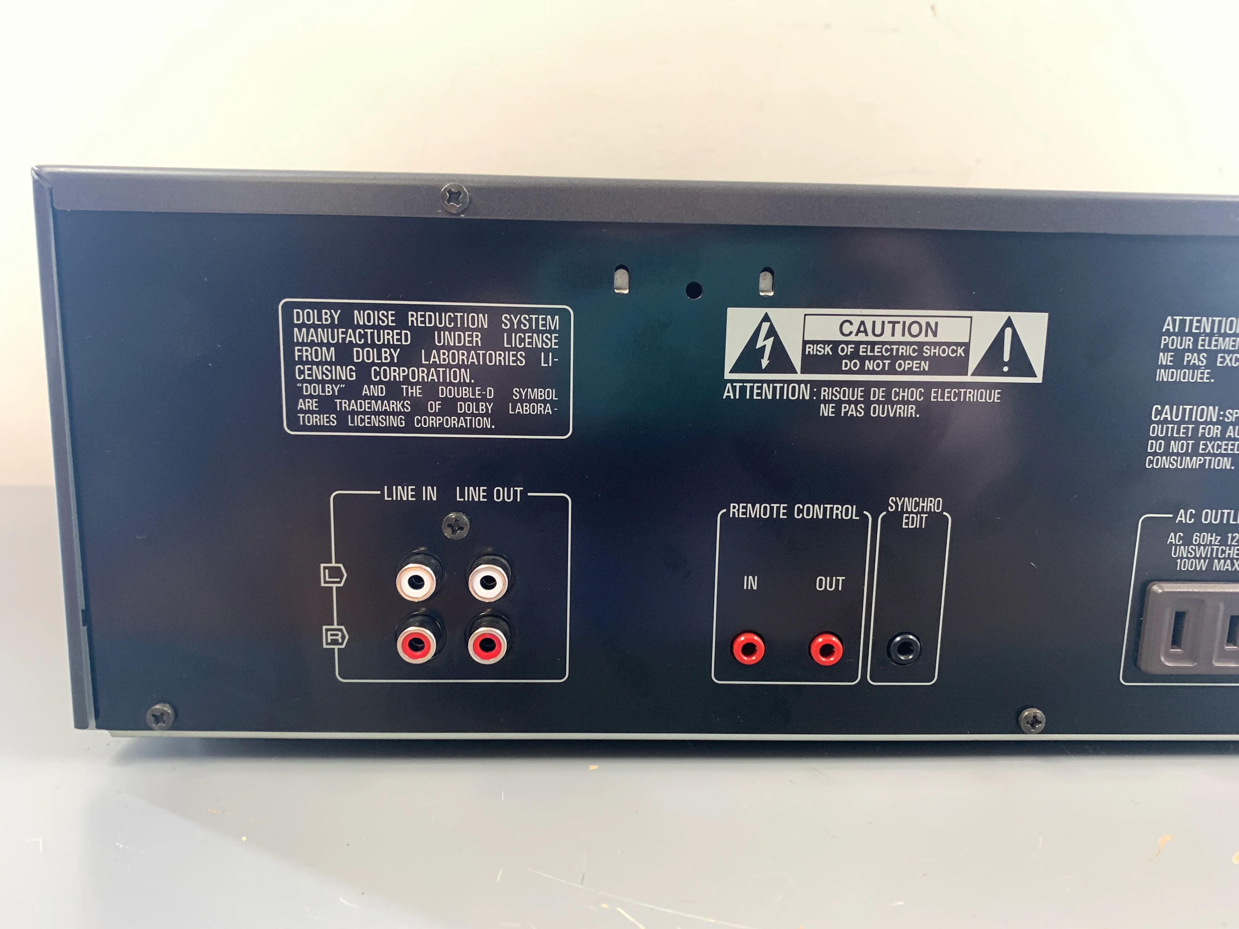 Technics RS-TR157 Double Cassette Deck - Image 9
