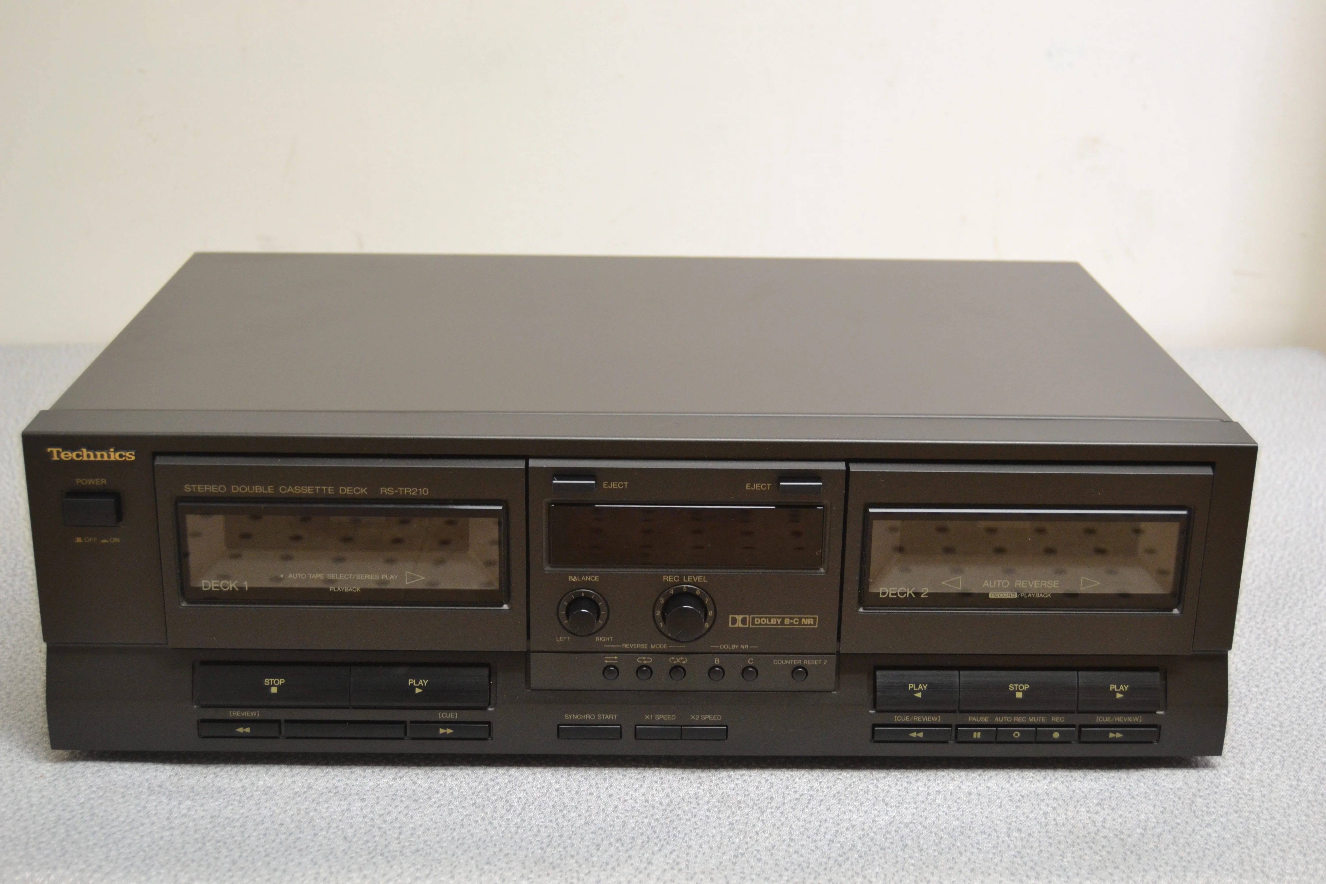 Technics RS-TR210 Double Cassette Deck * Fully Serviced * New Belts