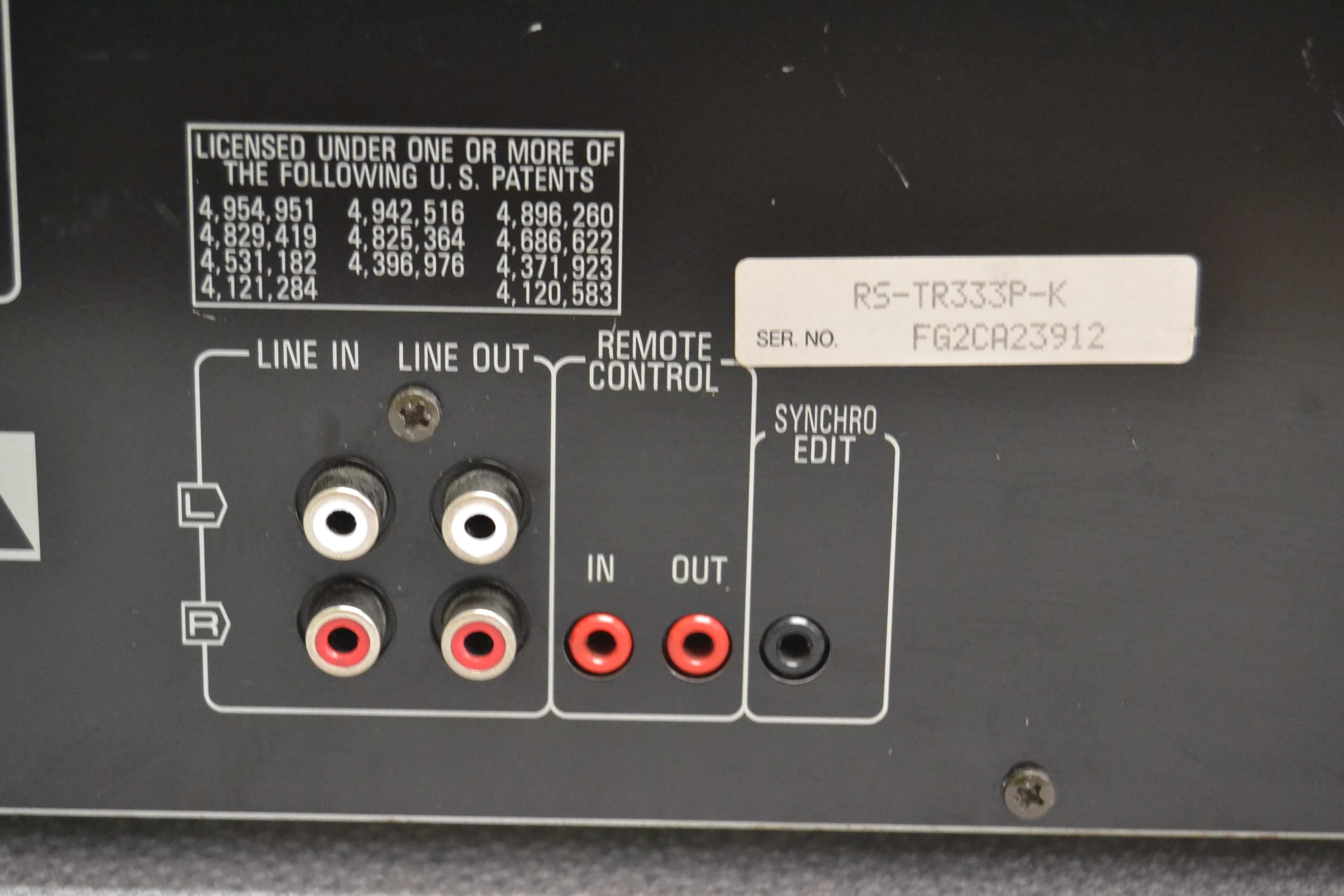 Technics RS-TR333 Double Cassette Deck * Fully Serviced * New Belts - Image 11