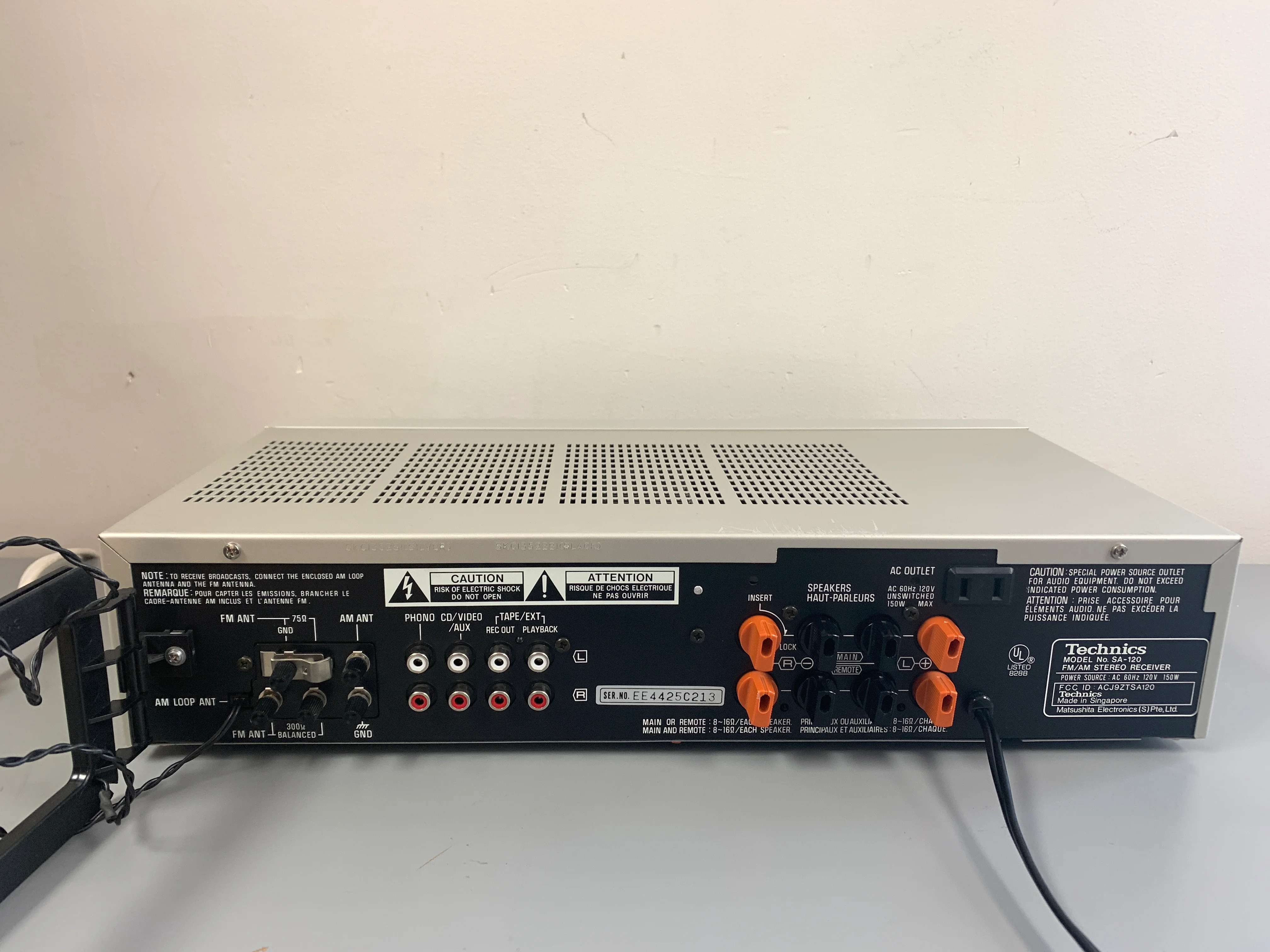 Technics SA-120 Stereo Receiver - Image 8