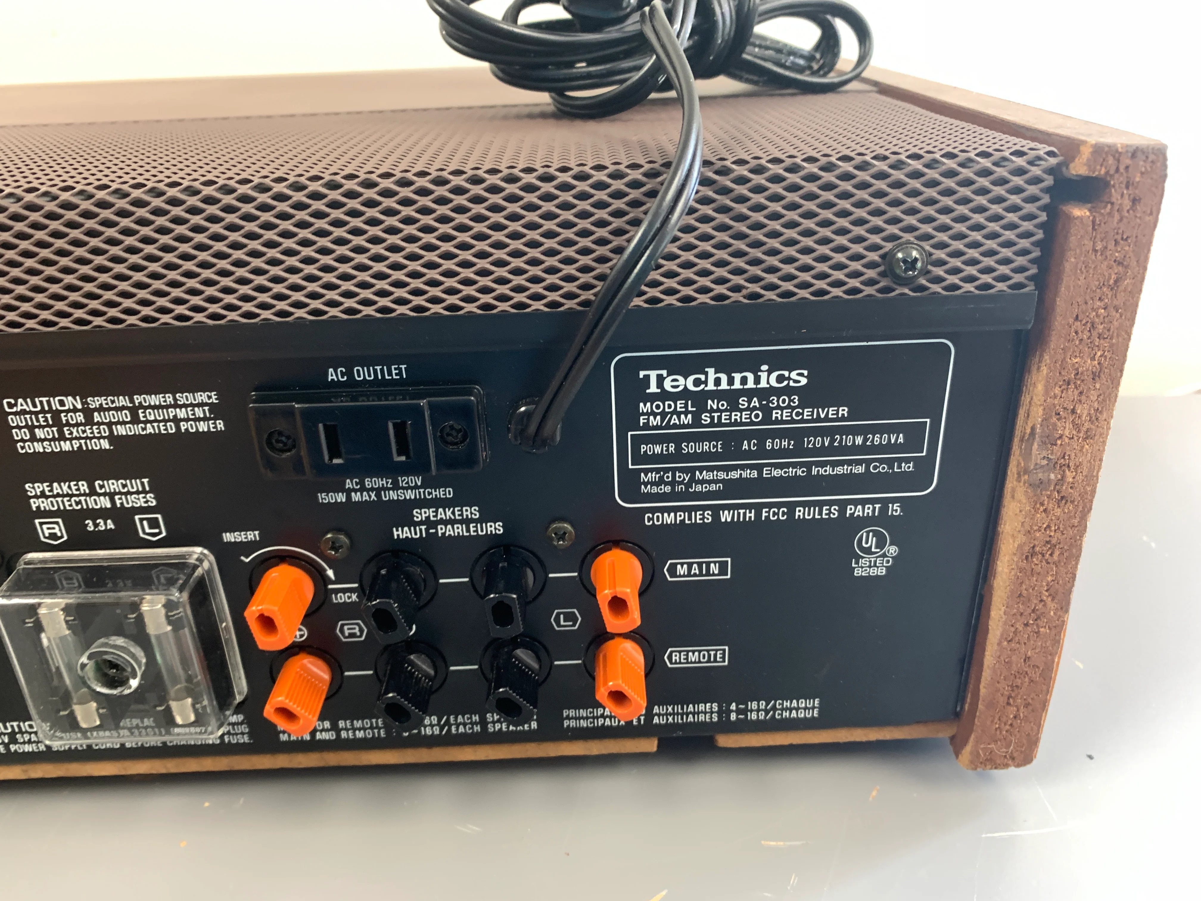 Technics SA-303 Stereo receiver * 1979 * 40W RMS - Image 14