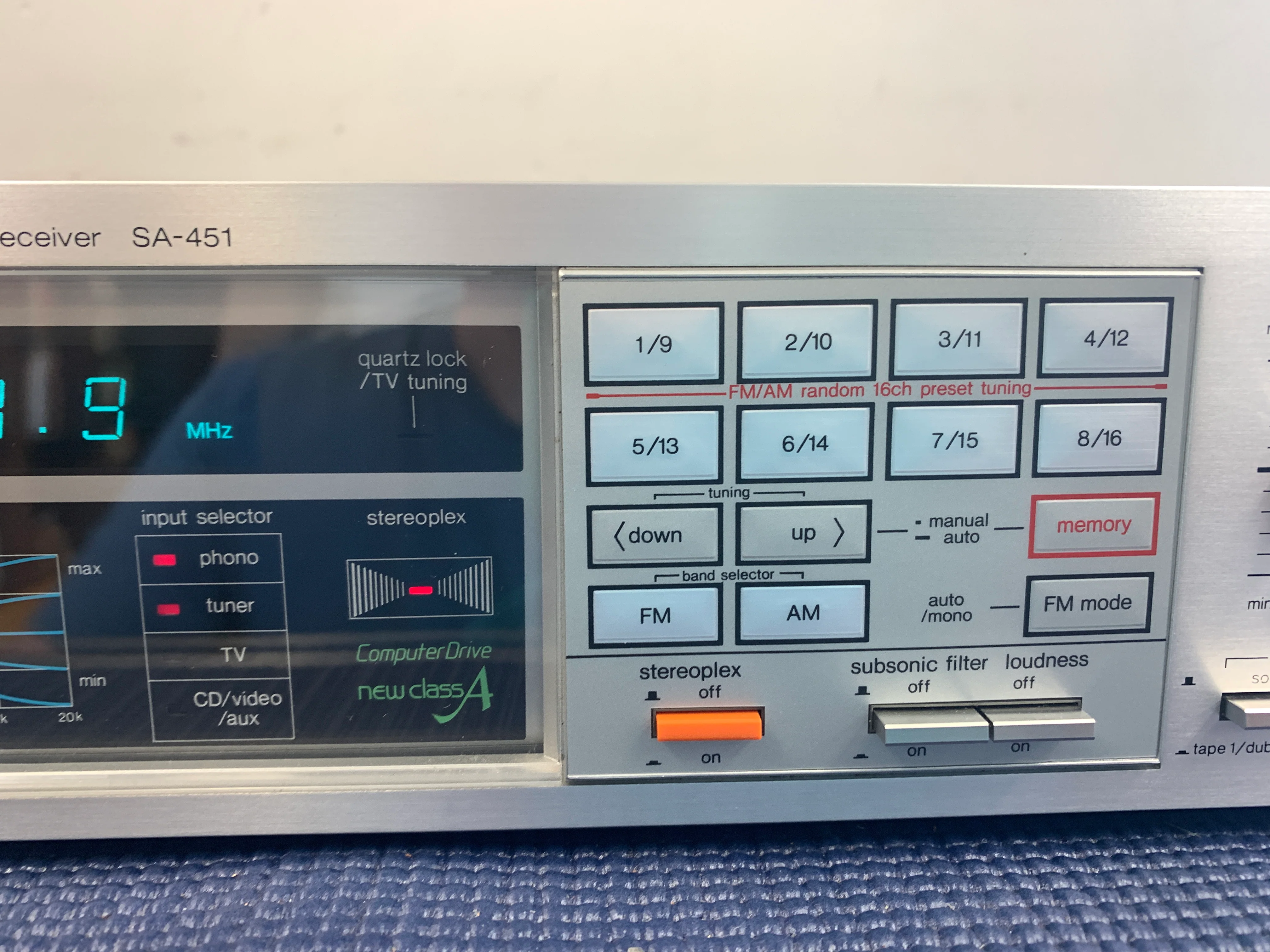 Technics SA-451 Stereo receiver - Image 4