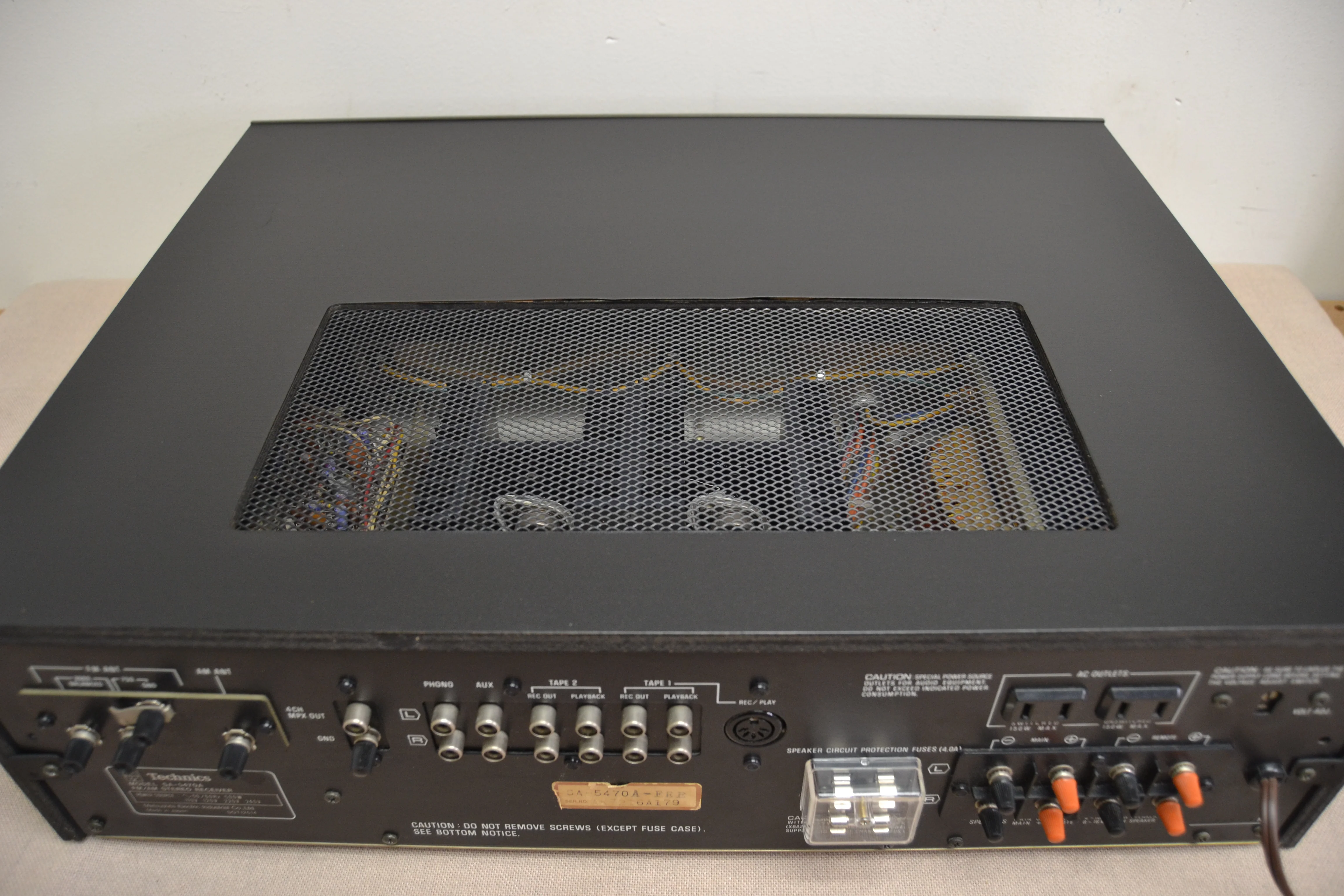 Technics SA-5470A Stereo Receiver * 65W RMS * 1977 * Rare Black Faceplate - Image 11