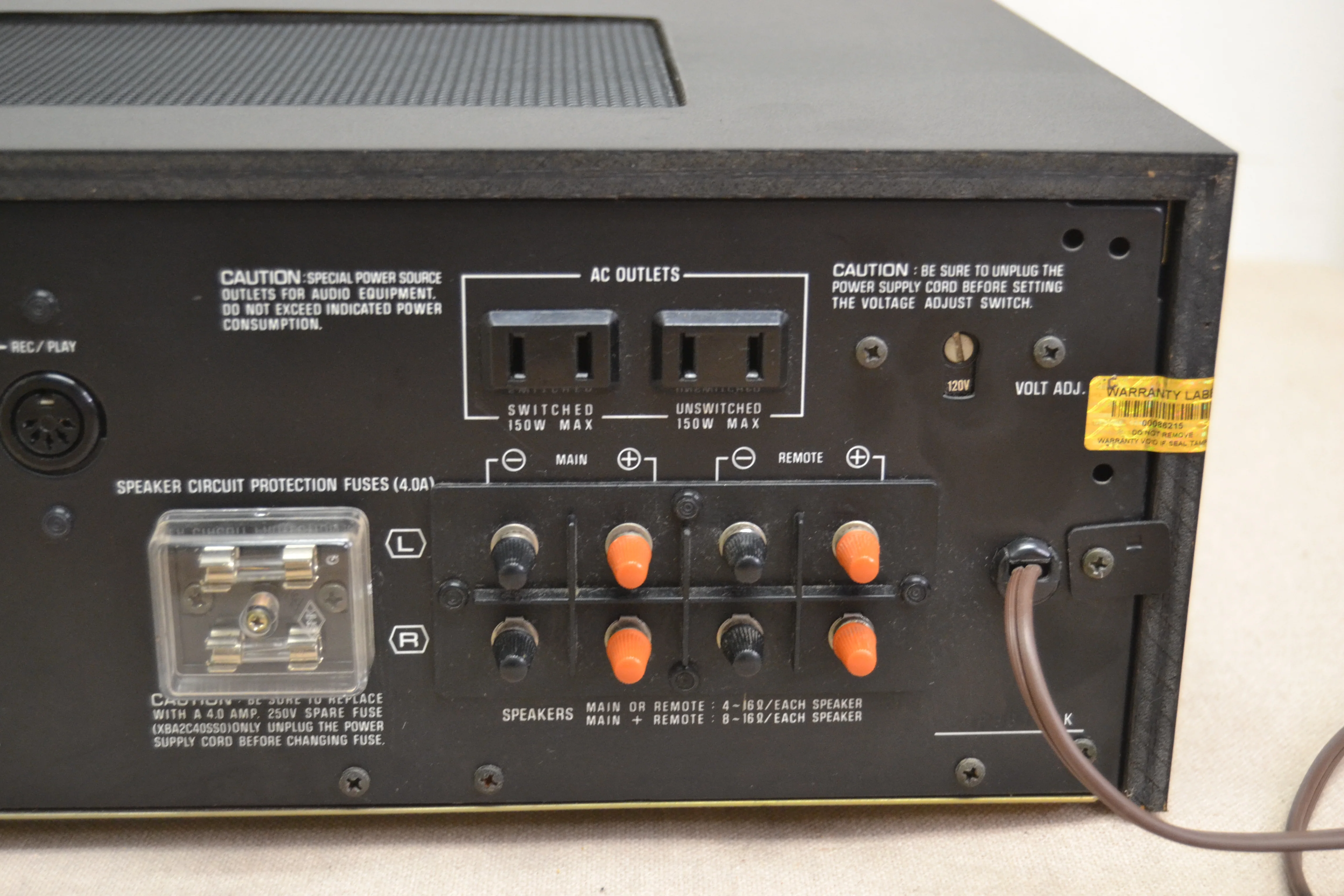 Technics SA-5470A Stereo Receiver * 65W RMS * 1977 * Rare Black Faceplate - Image 16