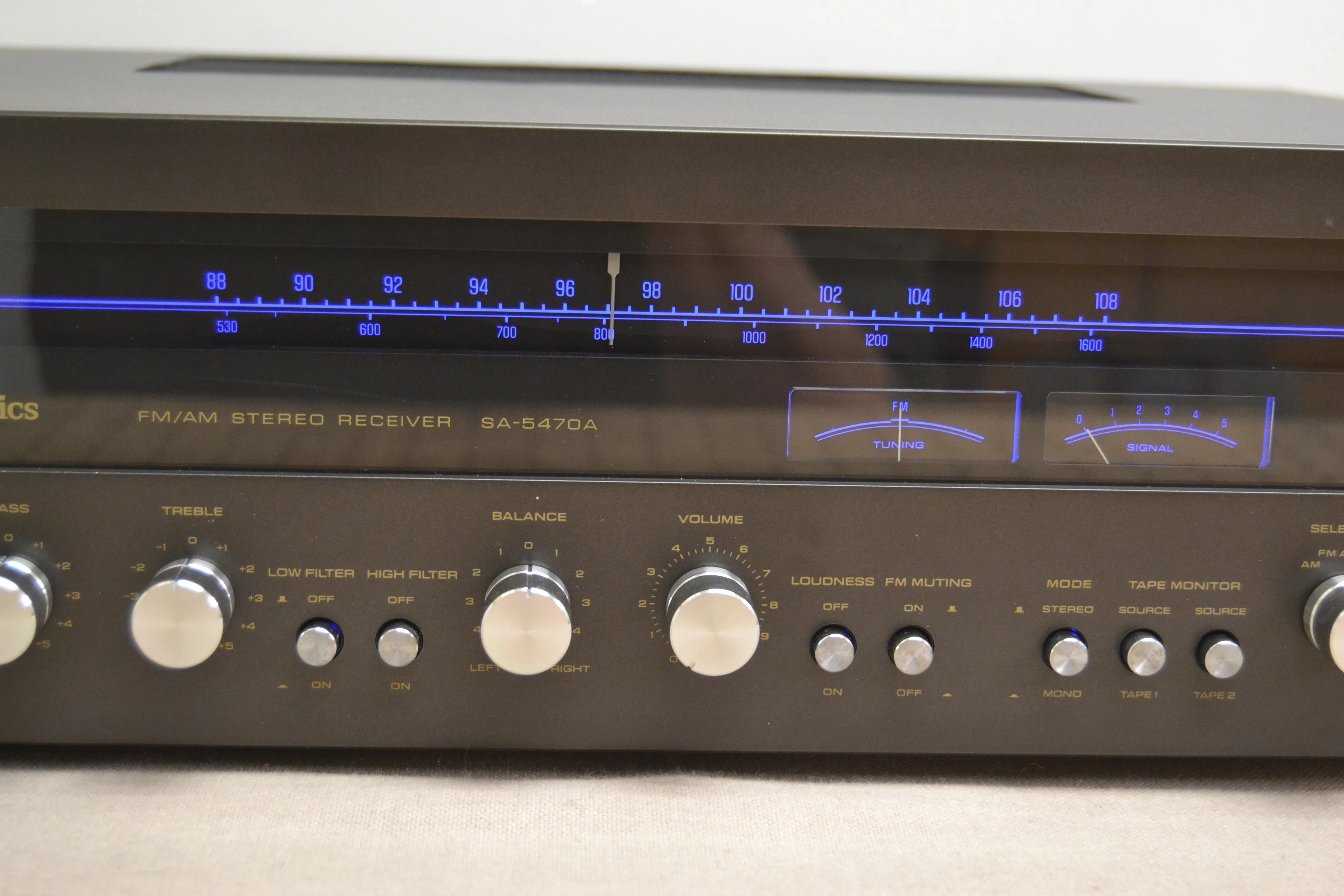 Technics SA-5470A Stereo Receiver * 65W RMS * 1977 * Rare Black Faceplate - Image 3
