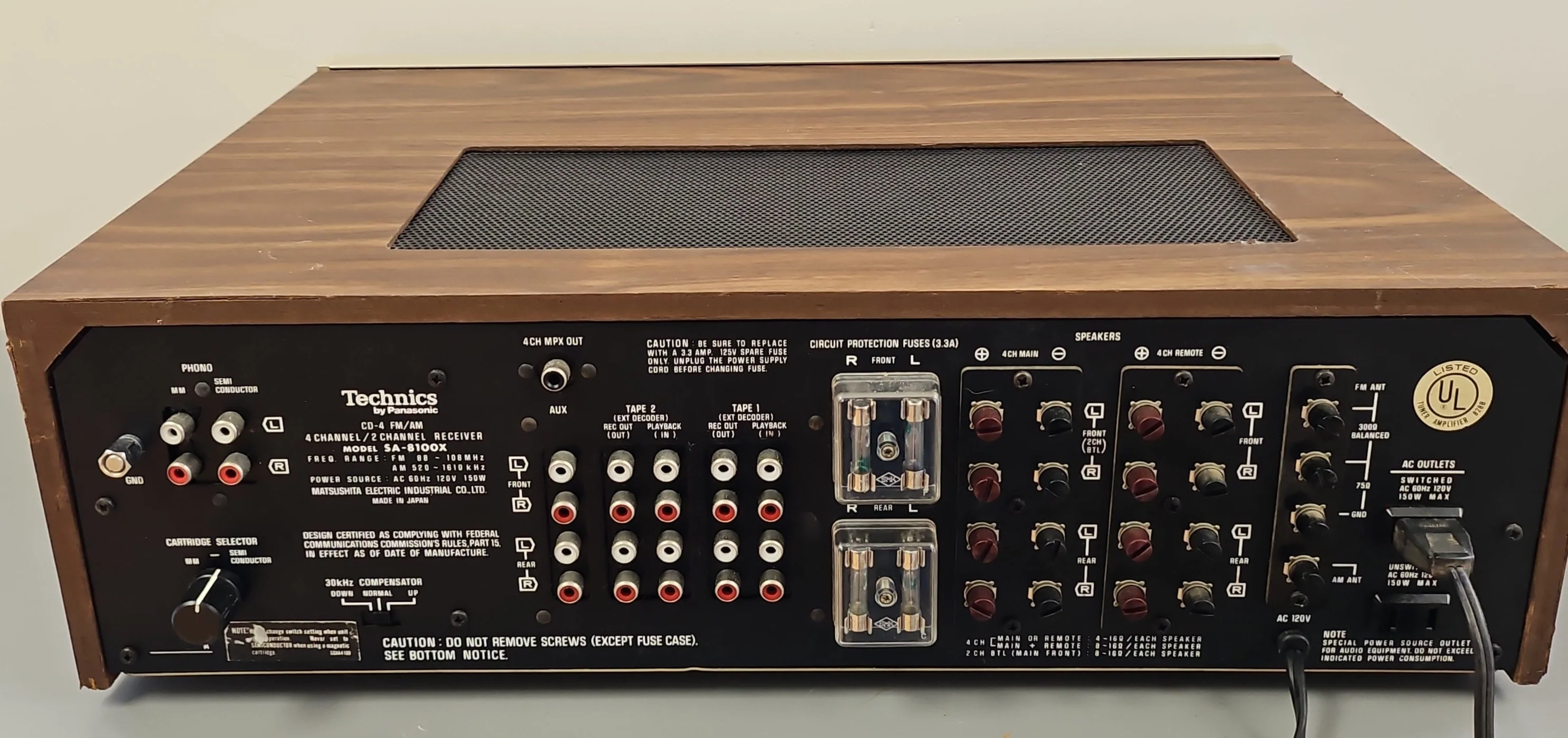 Technics SA-8100X Stereo Receiver * 46W RMS * 1974 * $100 Flat Ship CONUS Only - Image 8
