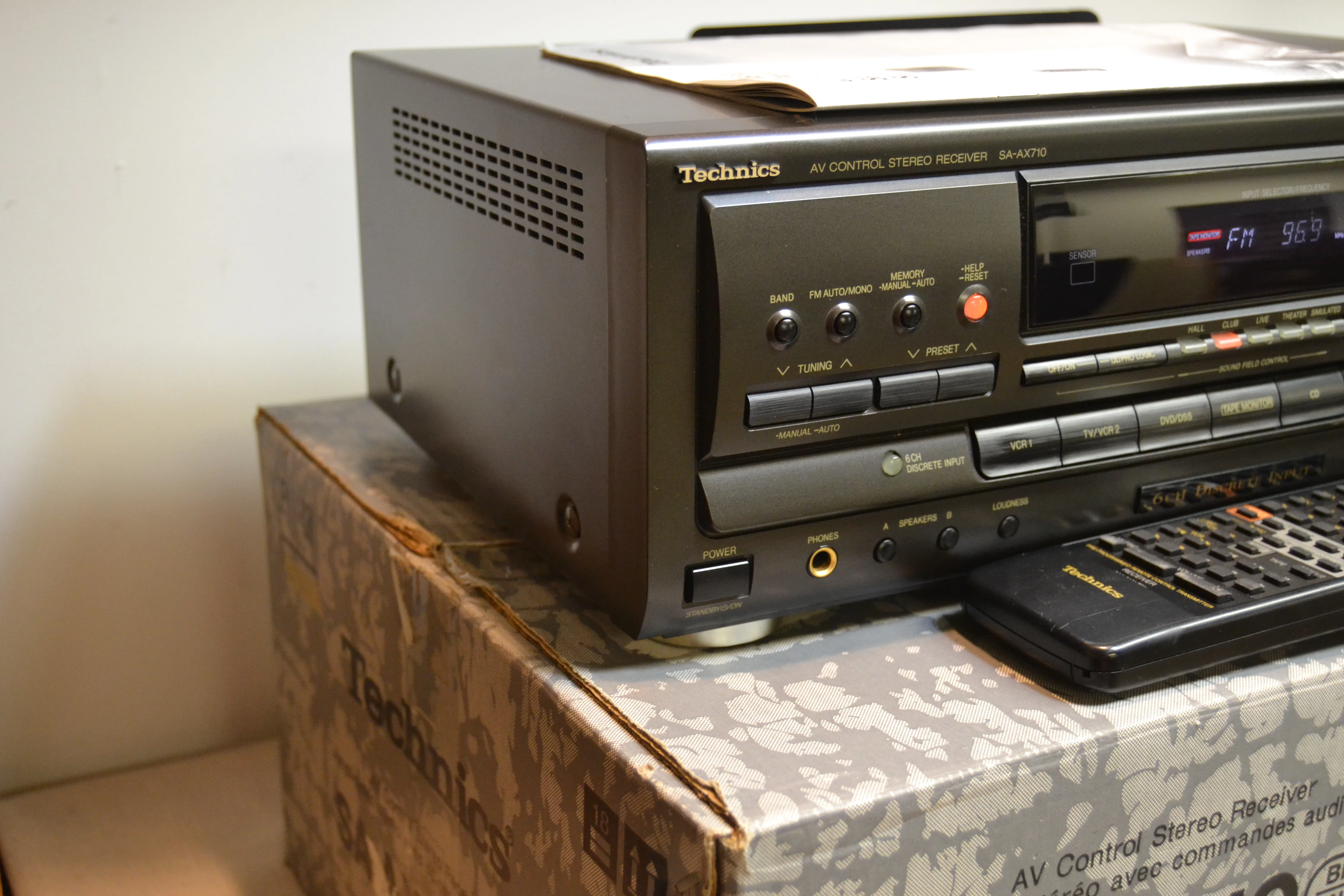 Technics SA-AX710 Stereo Receiver * Manual * Remote * Box - Image 12