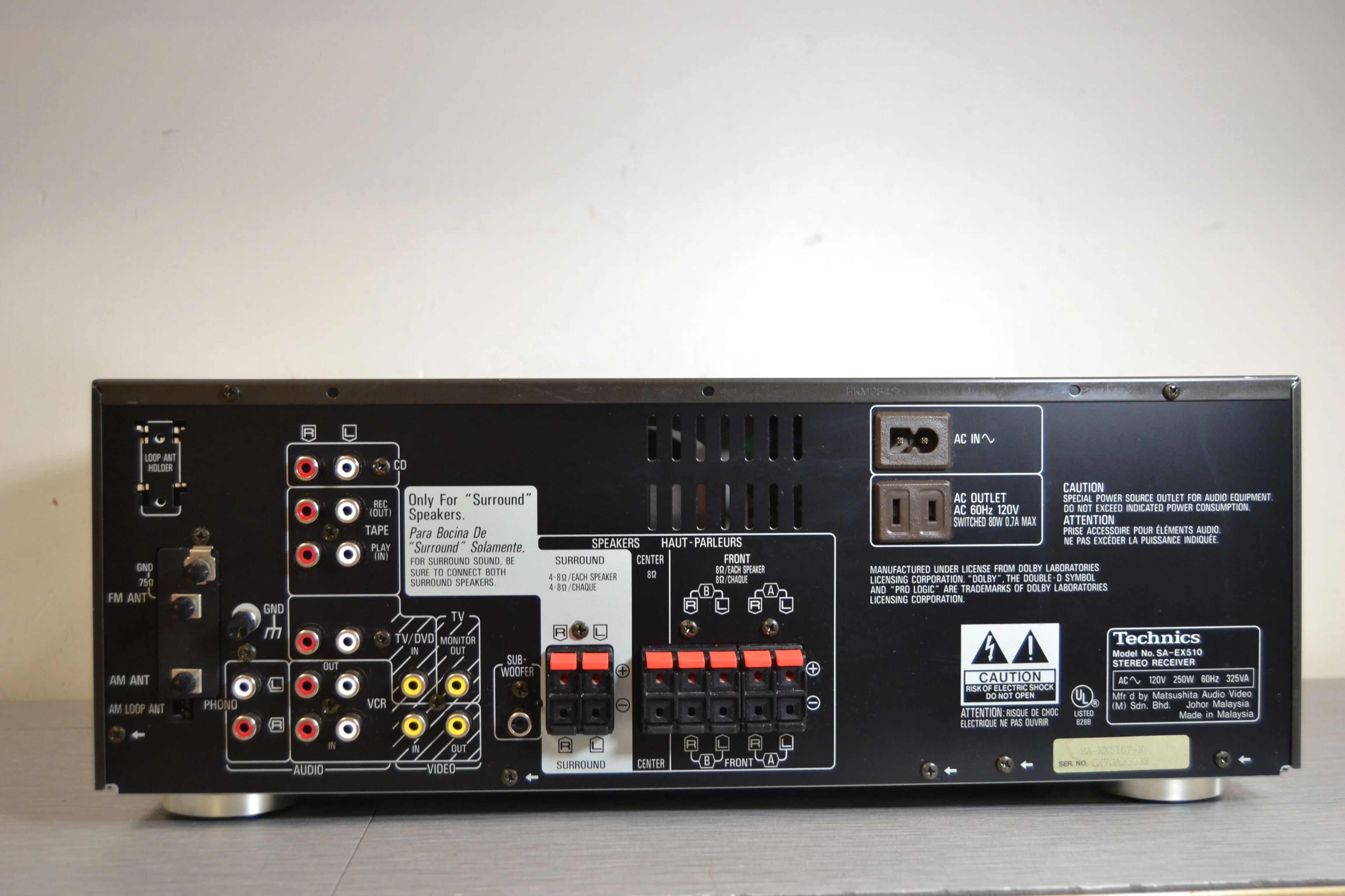 Technics SA-EX510 Stereo Receiver with Original Remote Control - Image 6