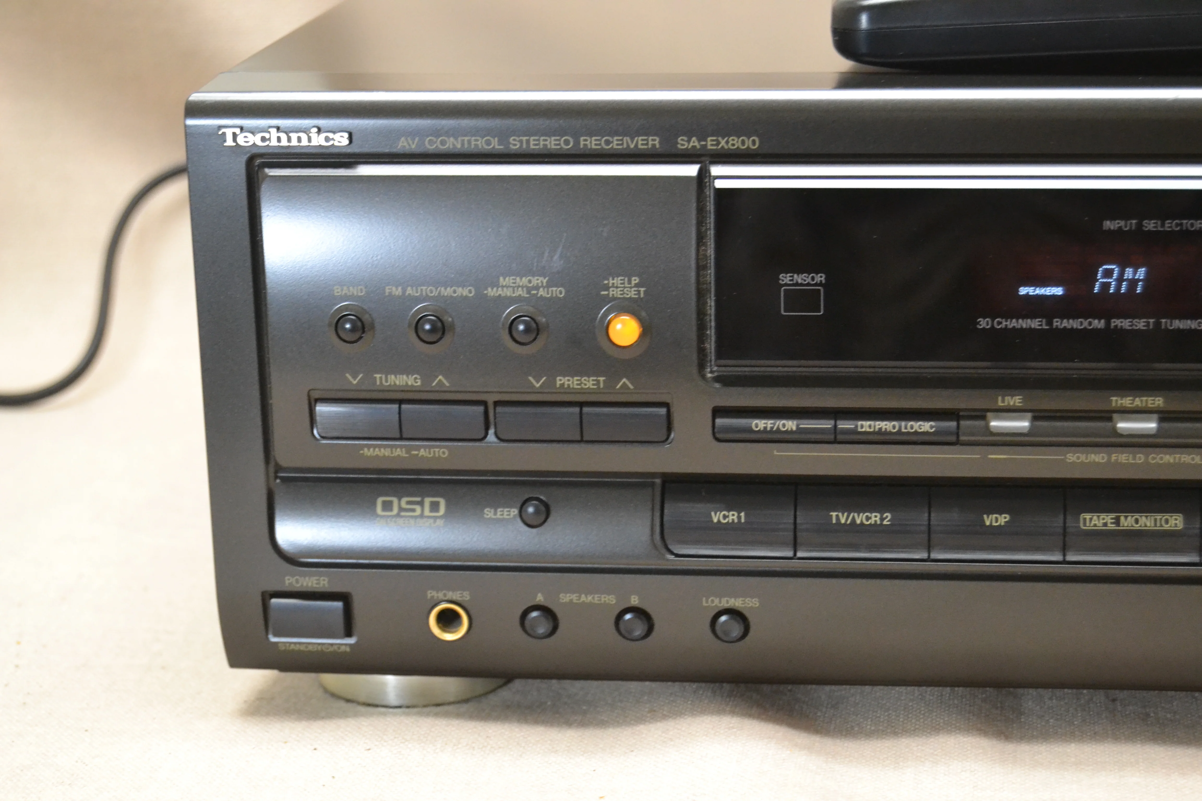 Technics SA-EX800 AV Control Stereo Receiver (1996) * 120W RMS * Remote - Image 2