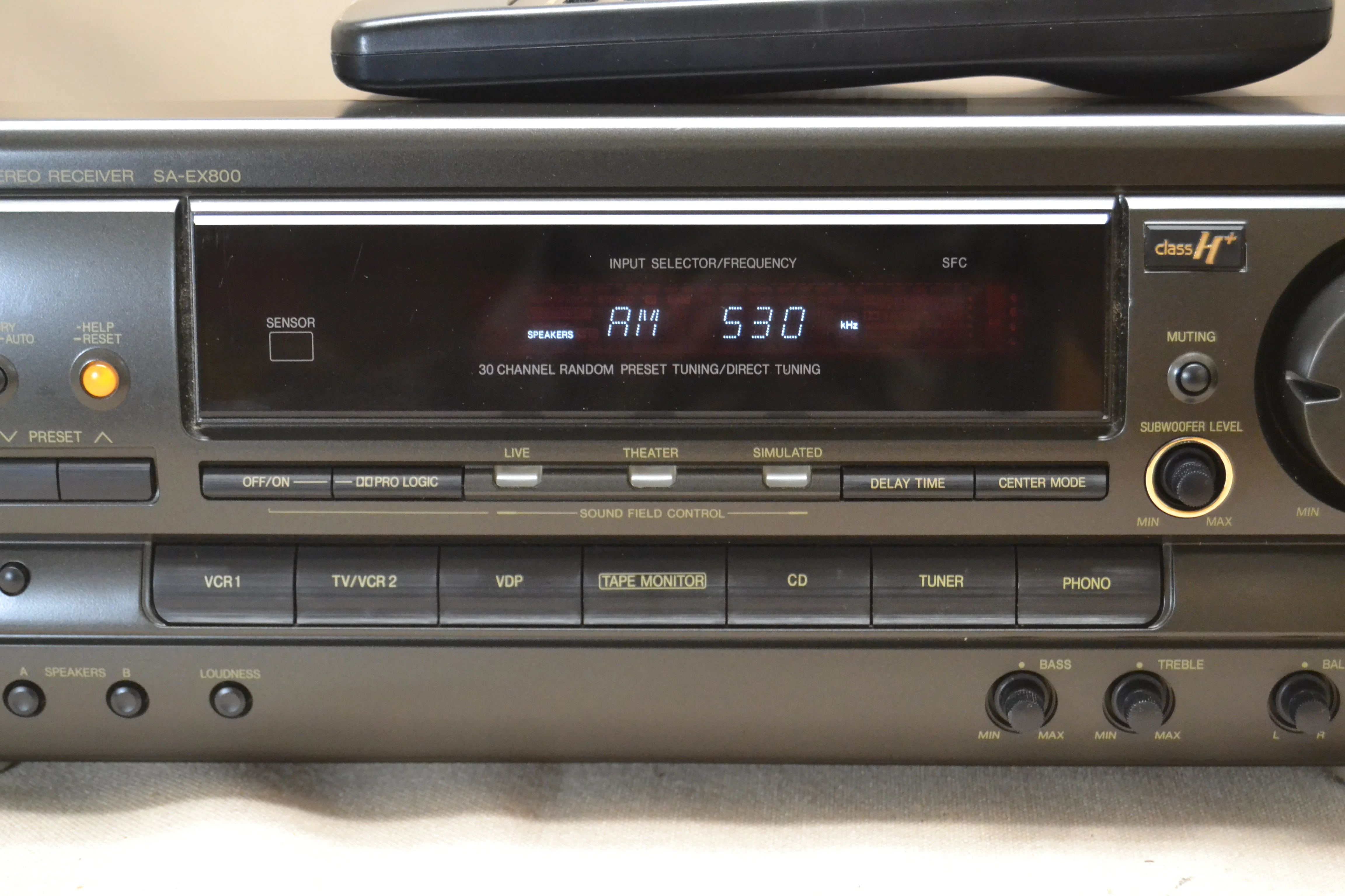 Technics SA-EX800 AV Control Stereo Receiver (1996) * 120W RMS * Remote - Image 3