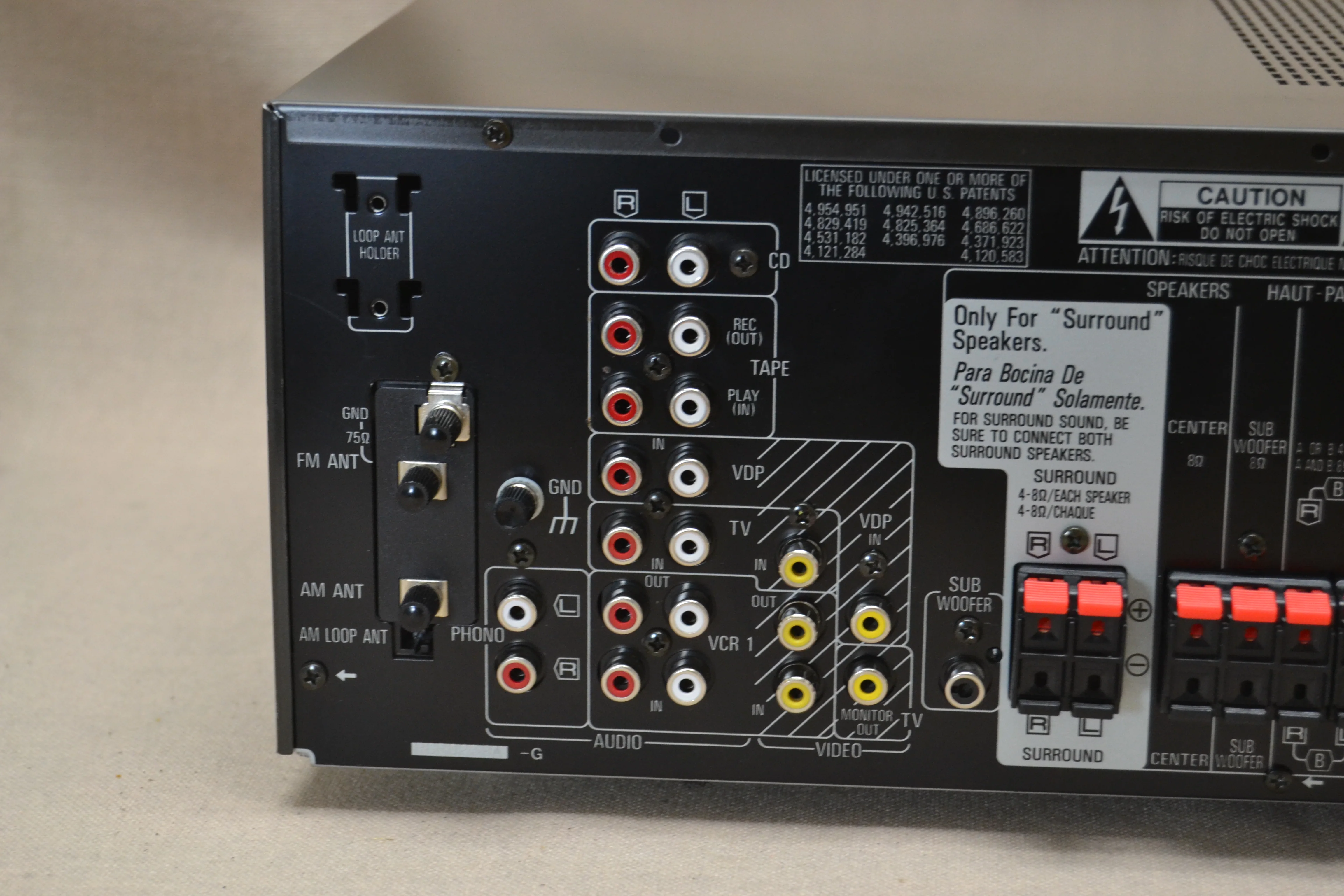 Technics SA-EX800 AV Control Stereo Receiver (1996) * 120W RMS * Remote - Image 9