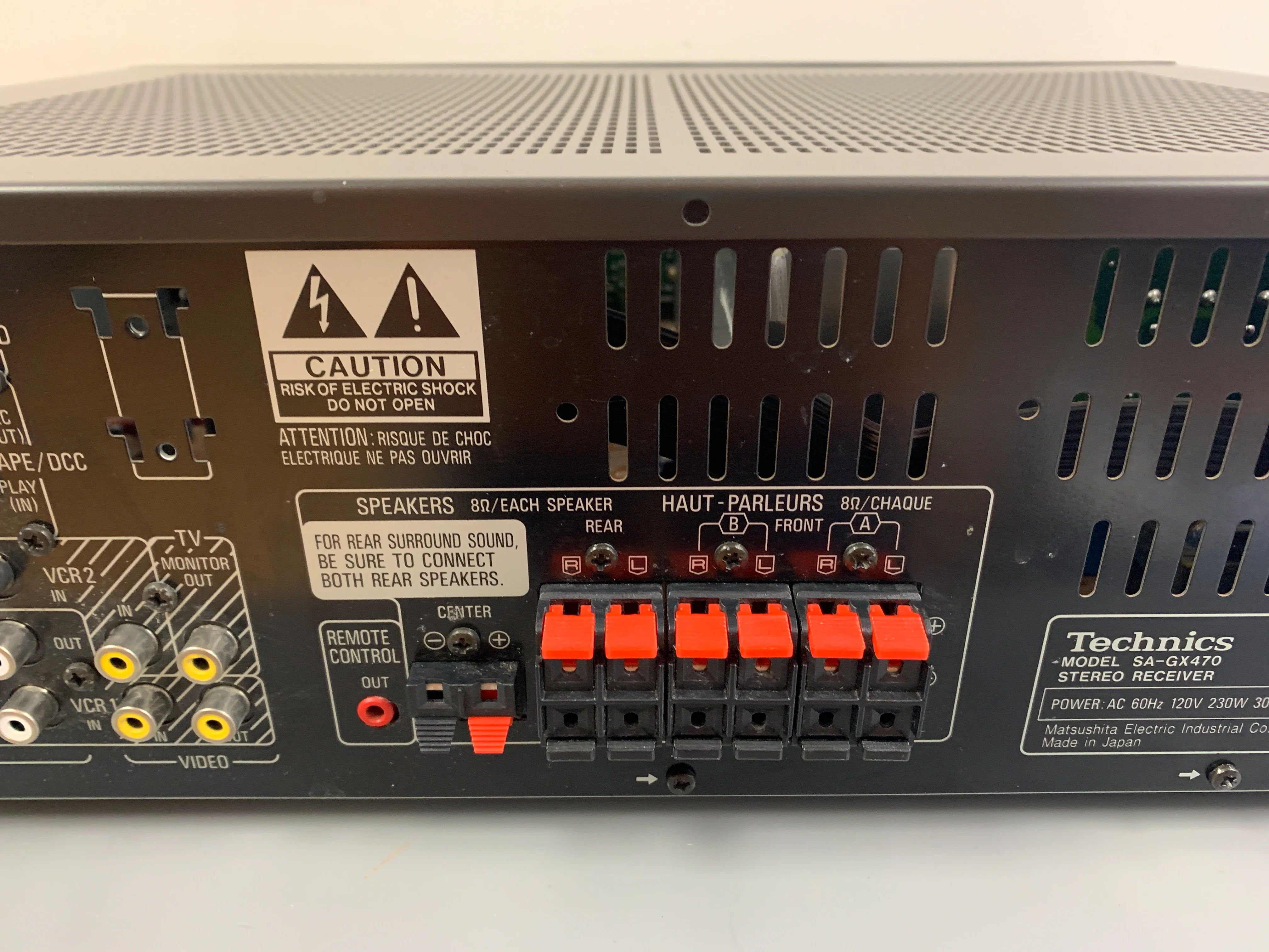 Technics SA-GX470 Stereo Receiver - Image 10