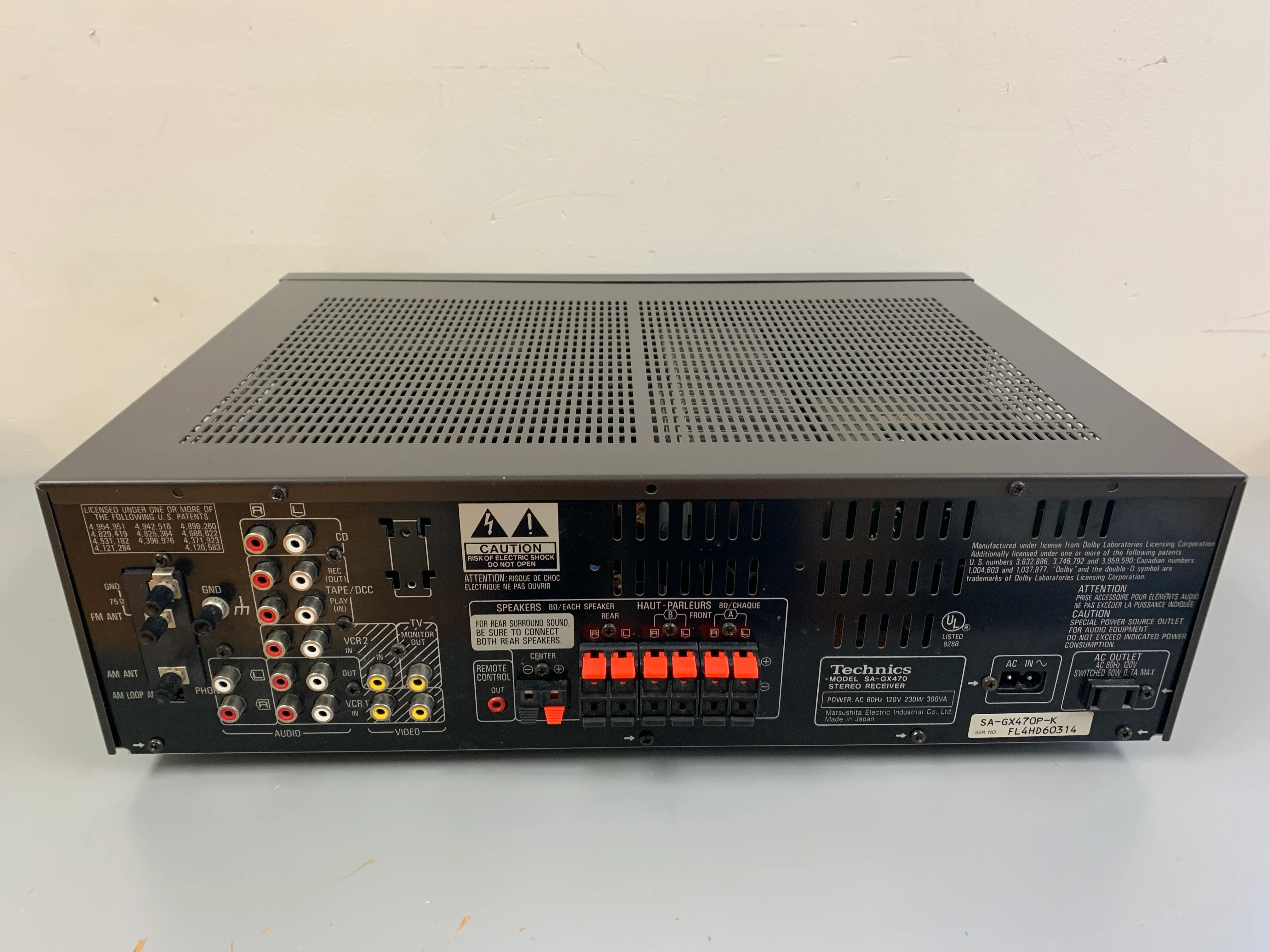 Technics SA-GX470 Stereo Receiver - Image 8