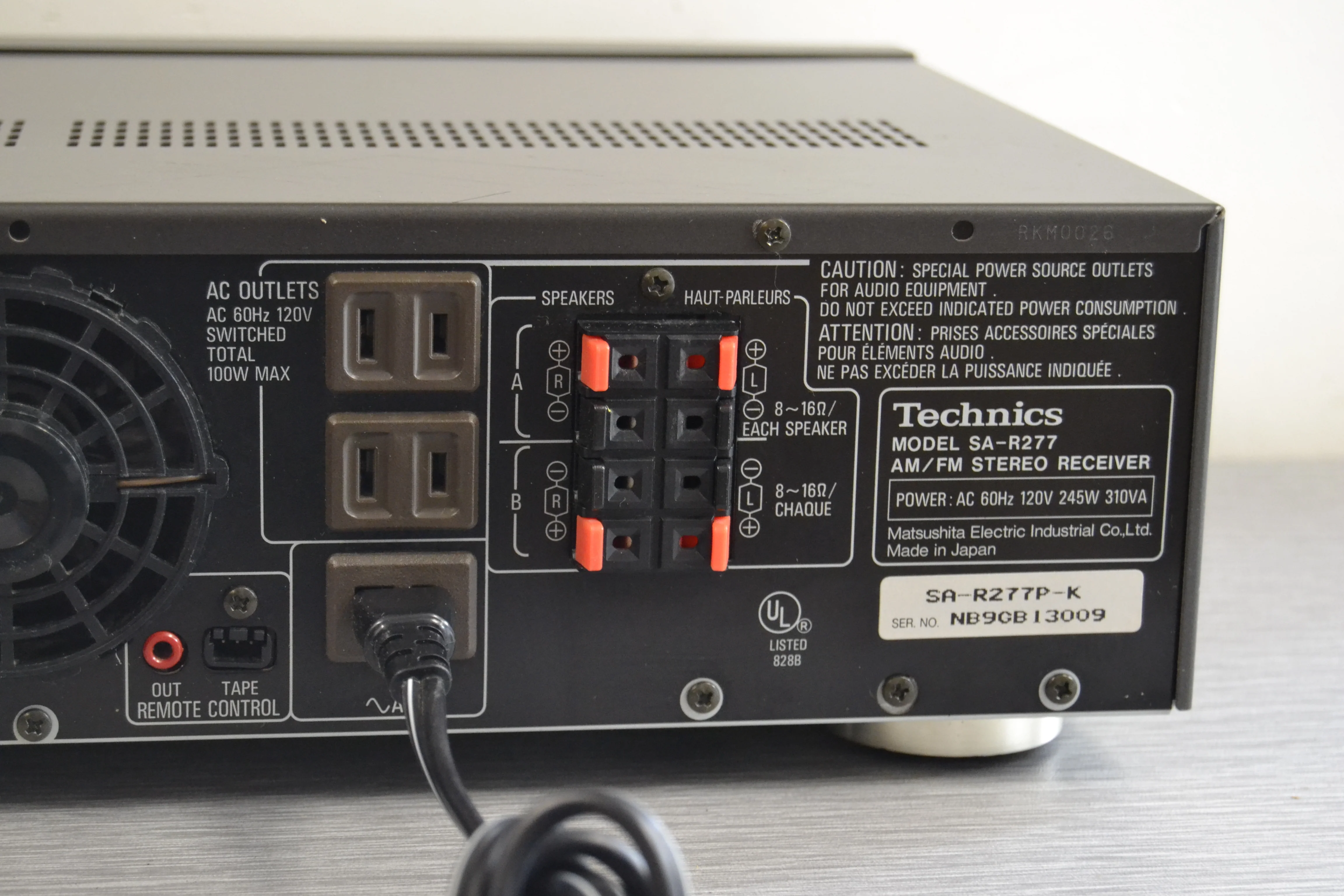 Technics SA-R277 Stereo Receiver - Image 13