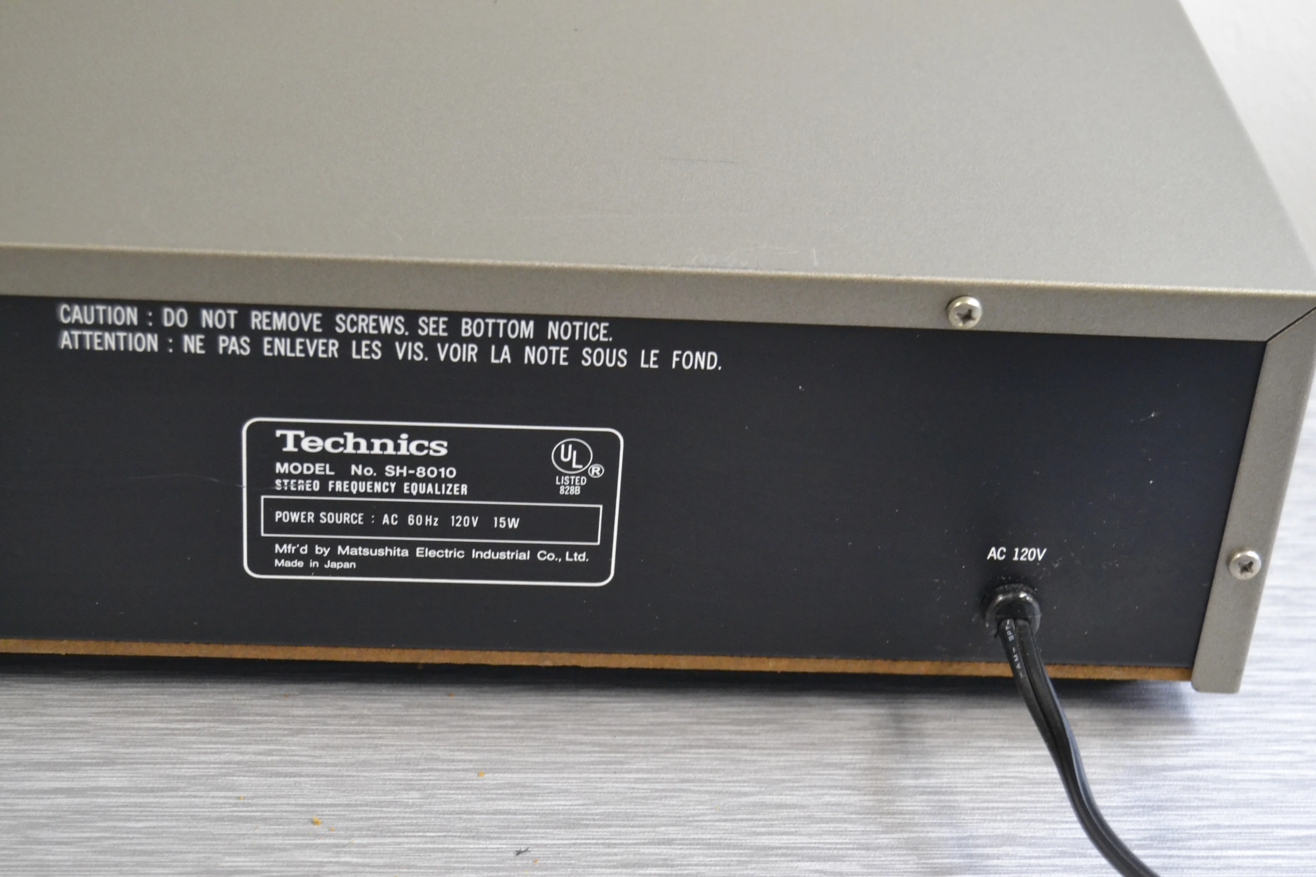 Technics SH-8010 Stereo Graphic Equalizer - Image 11