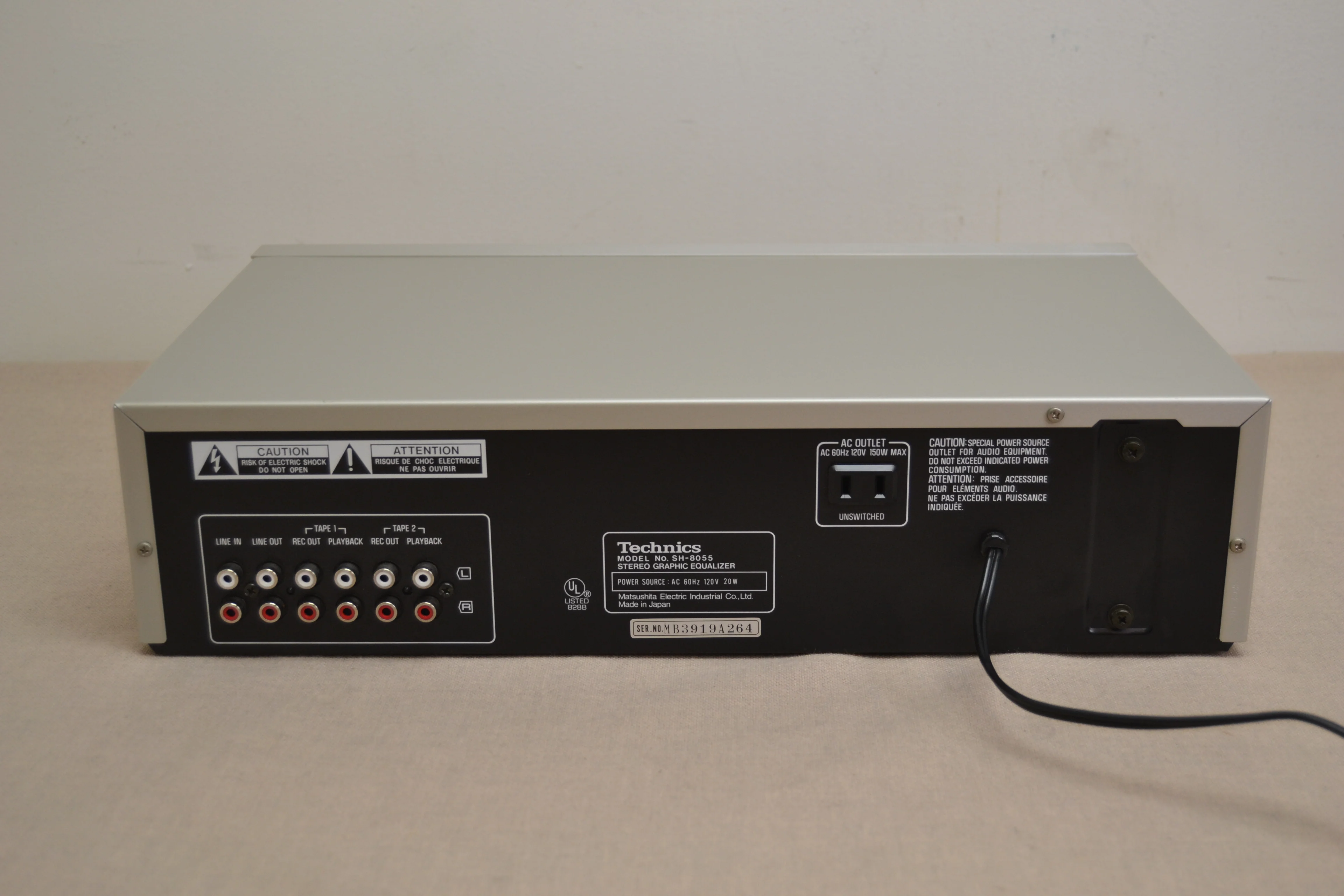 Technics SH-8055 Graphic Equalizer * Real Time Spectrum Analyzer * 1983 - Image 10