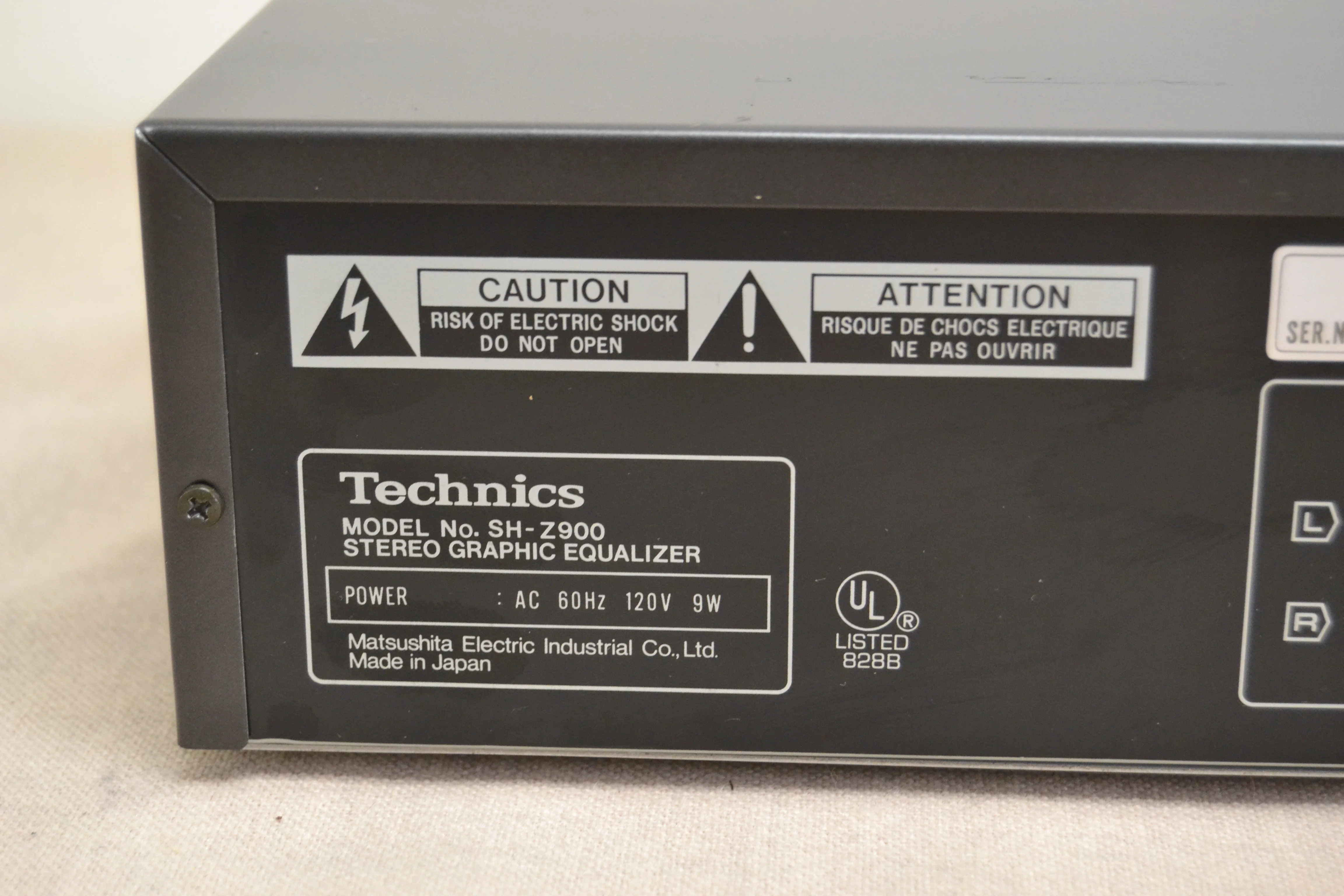 Technics SH-Z900 Graphic Equalizer with Spectrum Analyzer - Image 10