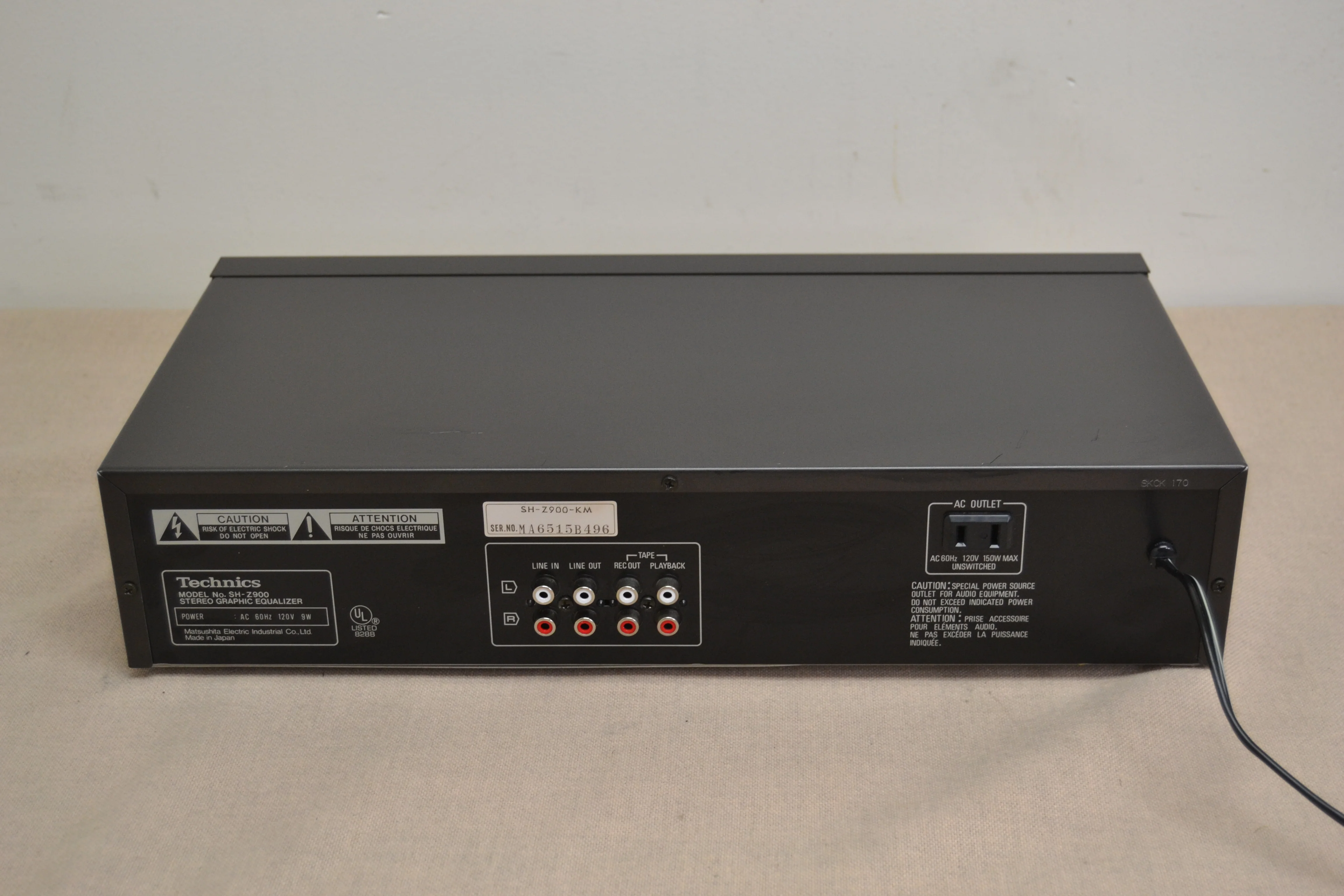 Technics SH-Z900 Graphic Equalizer with Spectrum Analyzer - Image 9