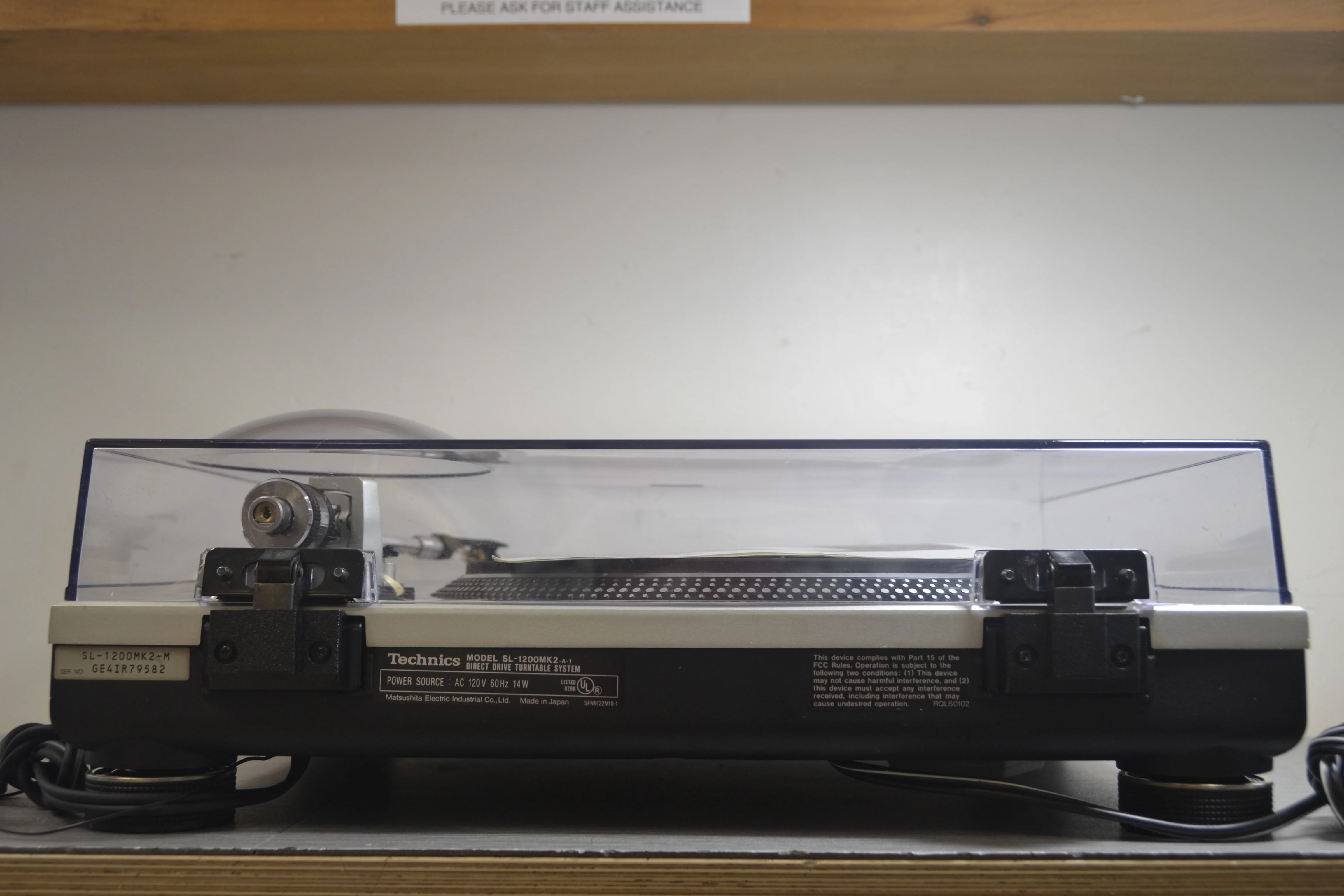Technics SL-1200 MKII Direct Drive Turntable * Manual * Pickering DJ Cartridge - Image 18