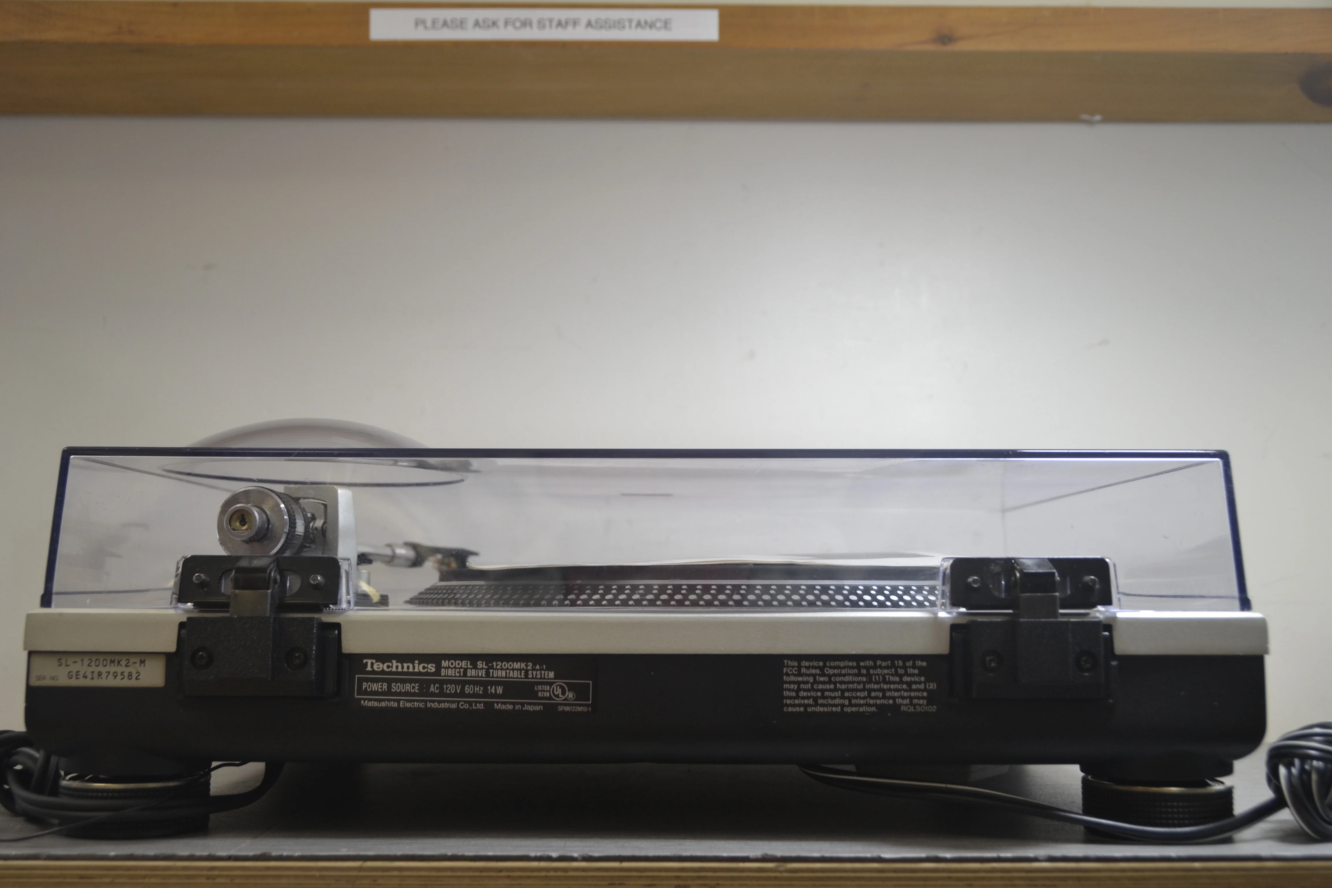 Technics SL-1200 MKII Direct Drive Turntable * Manual * Pickering DJ Cartridge - Image 23