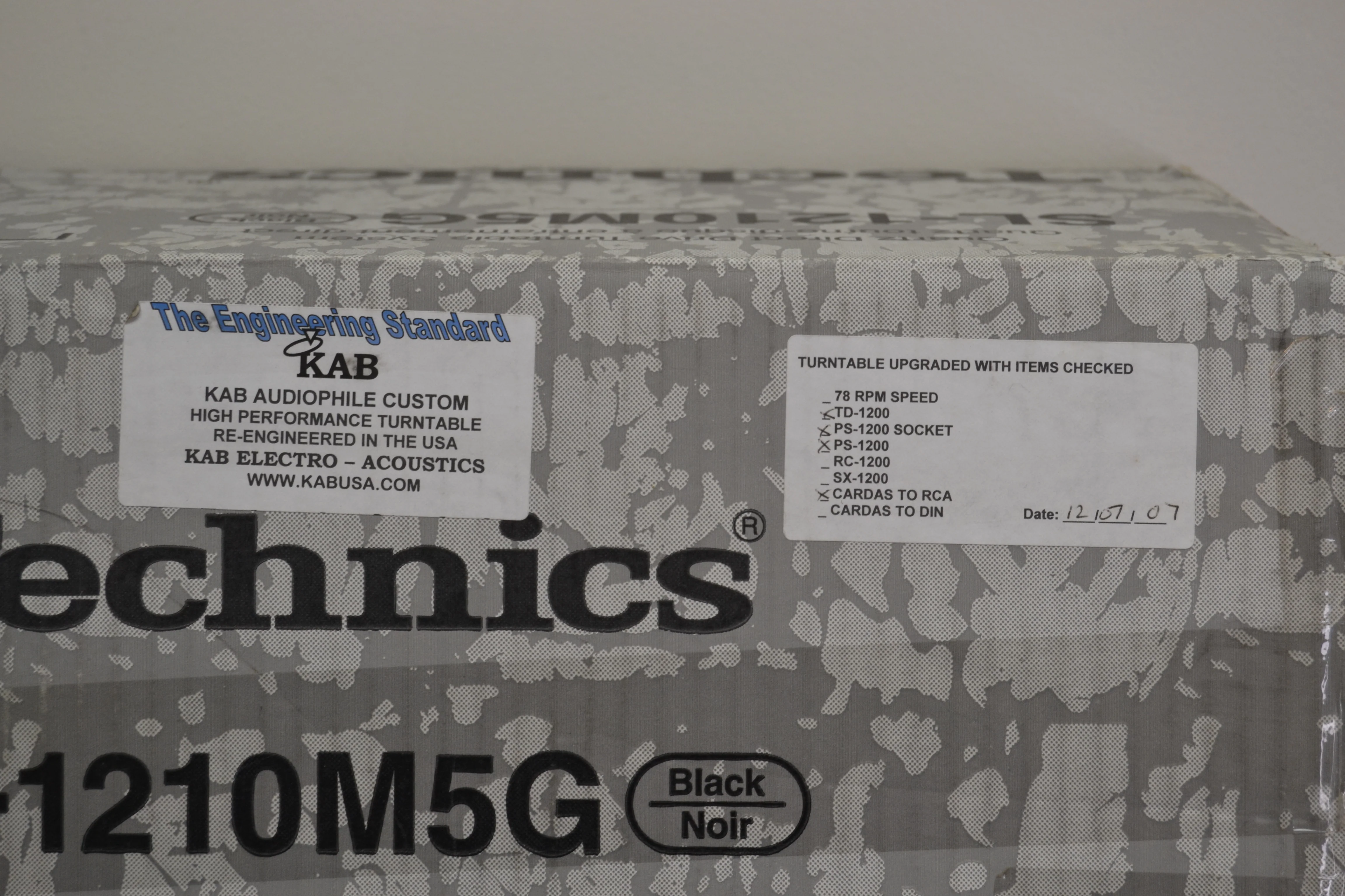 Technics SL-1210M5G with full KAB Upgrade !!! * Box * Ortofon 2M Black !!!! * - Image 3