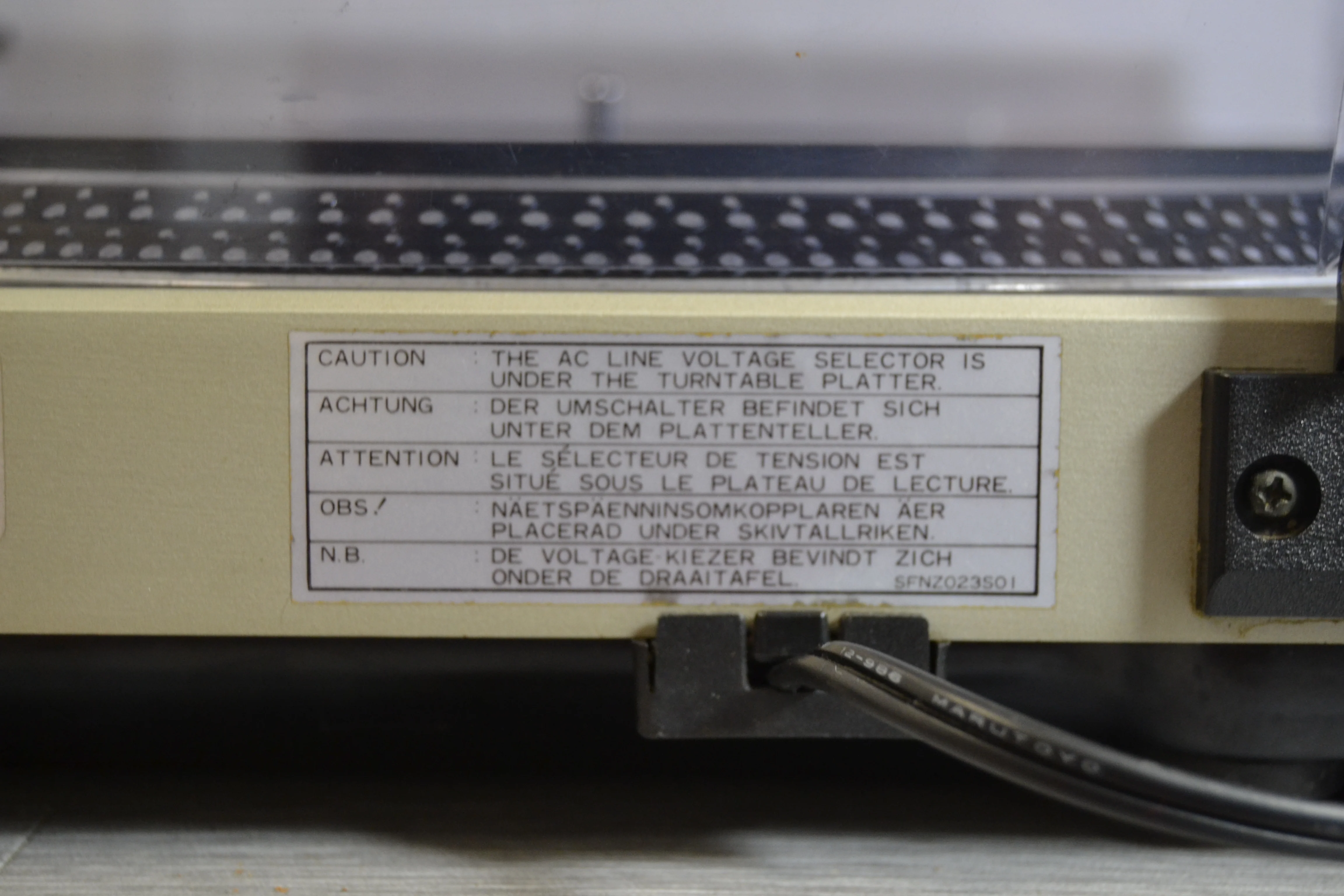 Technics SL-1600 Direct Drive Turntable * NEW Audio Technica 3600 Cartridge - Image 16