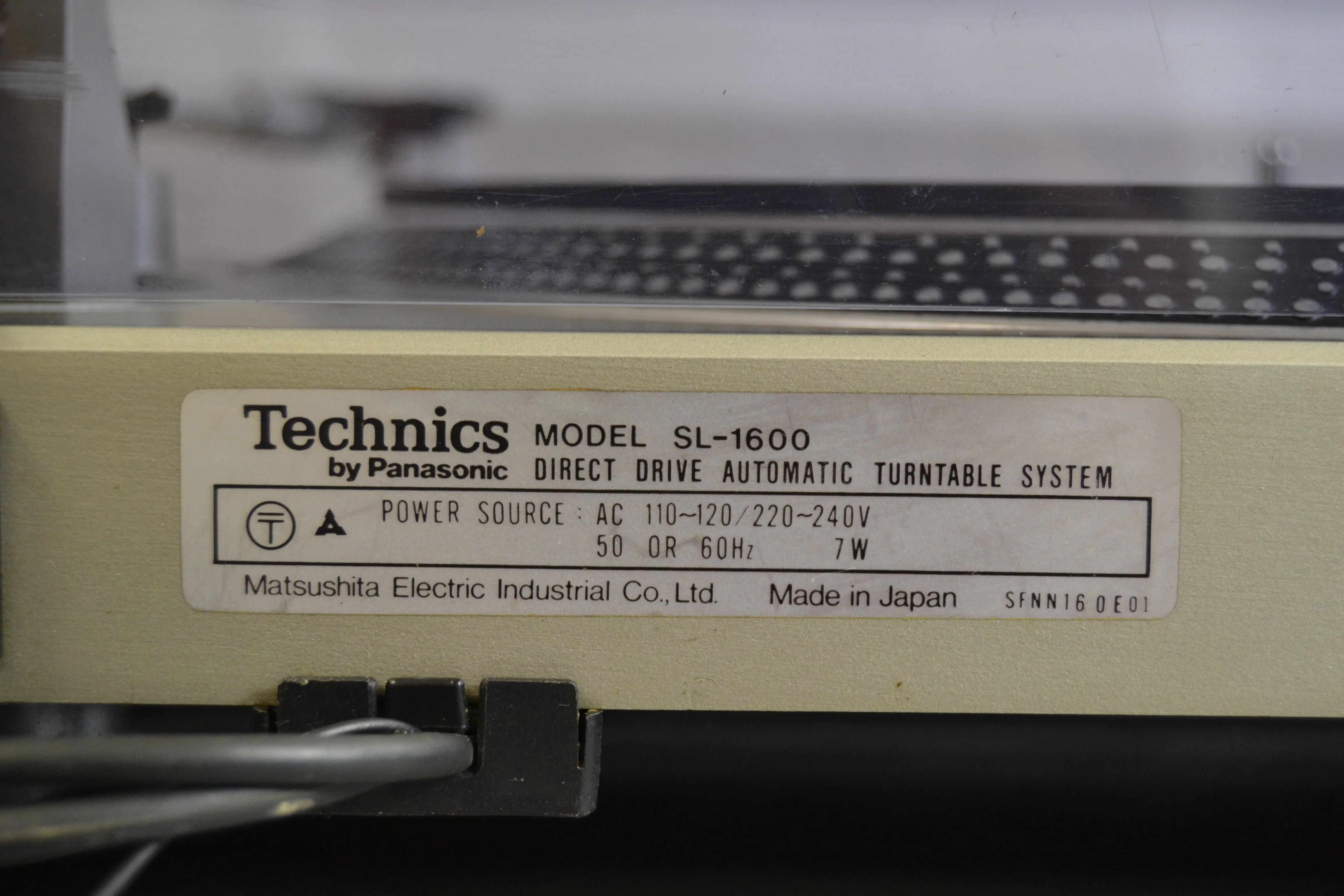 Technics SL-1600 Direct Drive Turntable * NEW Audio Technica 3600 Cartridge - Image 17
