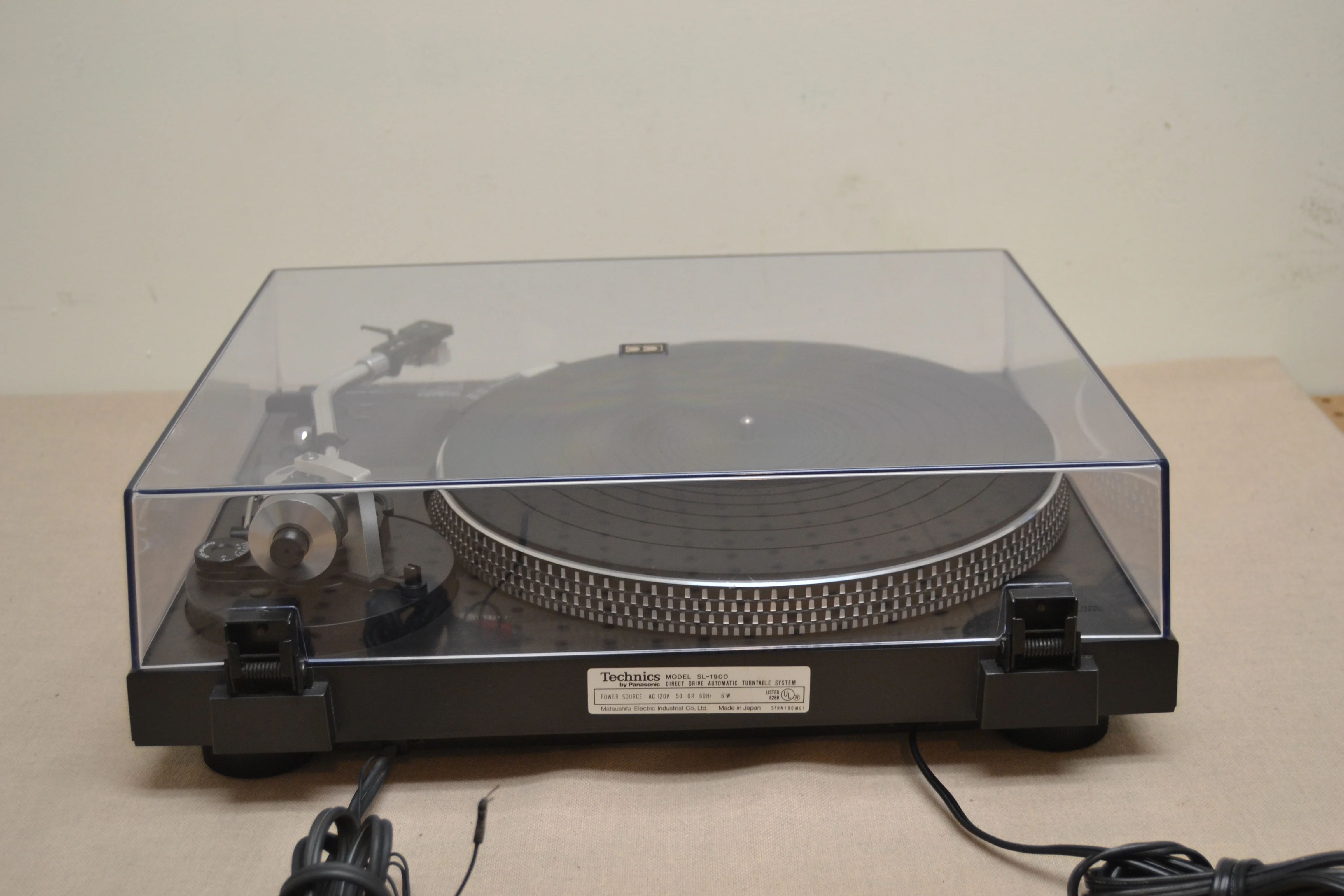 Technics SL-1900 Fully Automatic Direct Drive Turntable * NEW Audio Technica AT3600 Cartridge - Image 13