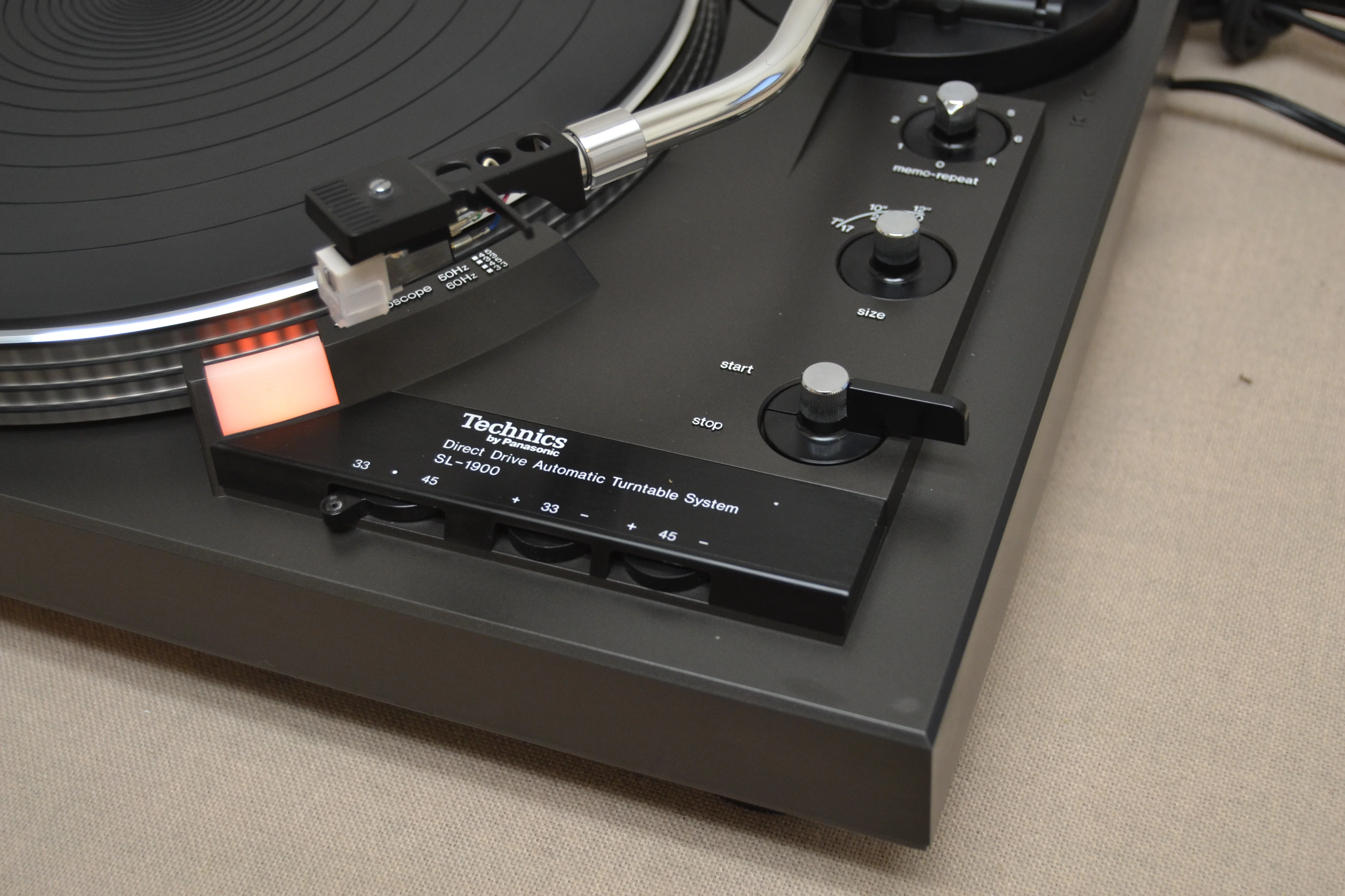 Technics SL-1900 Fully Automatic Direct Drive Turntable * NEW Audio Technica AT3600 Cartridge - Image 7