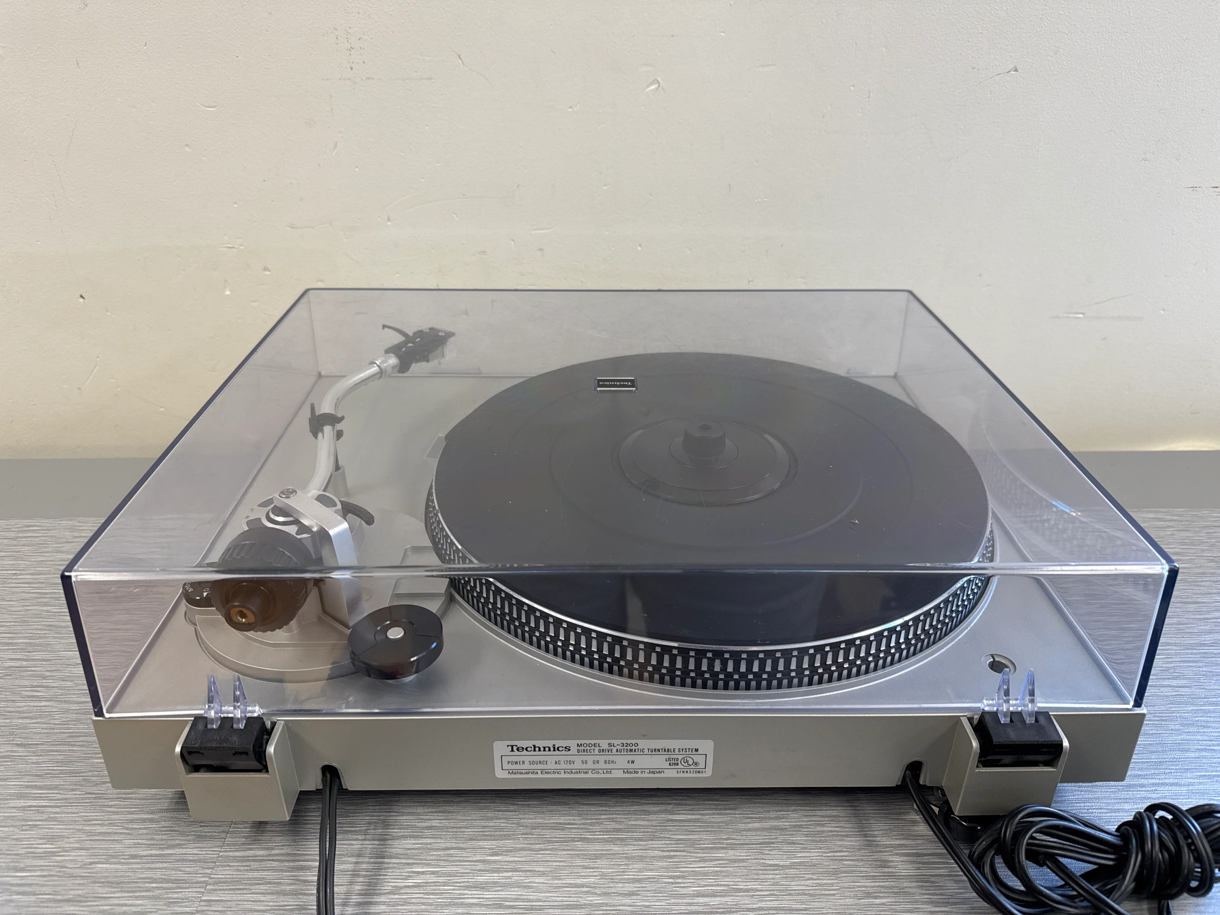 Technics SL-3200 Direct Drive Turntable * Record Weight * NEW Audio Technica Cartridge AT3600 - Image 10