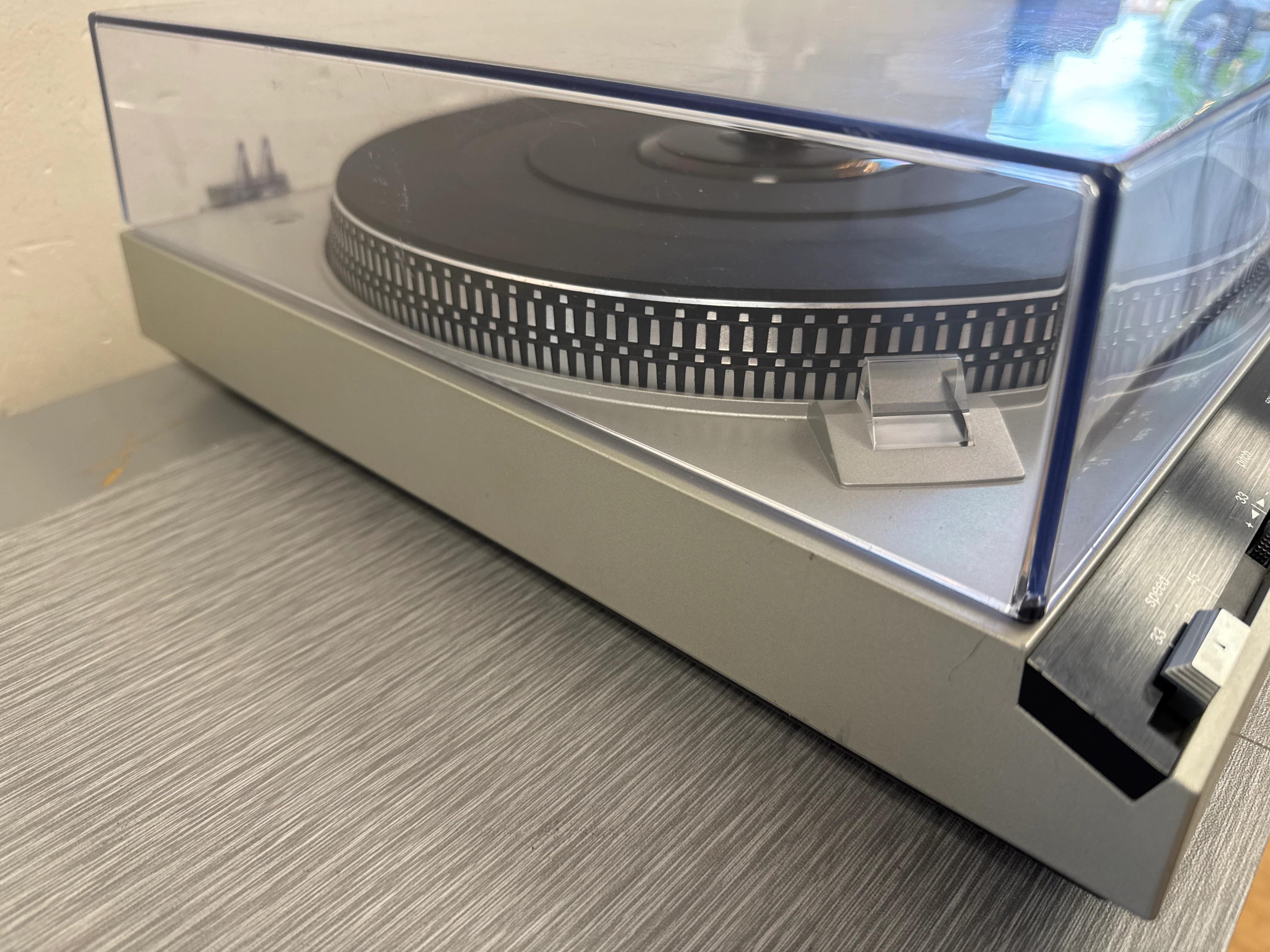 Technics SL-3200 Direct Drive Turntable * Record Weight * NEW Audio Technica Cartridge AT3600 - Image 8