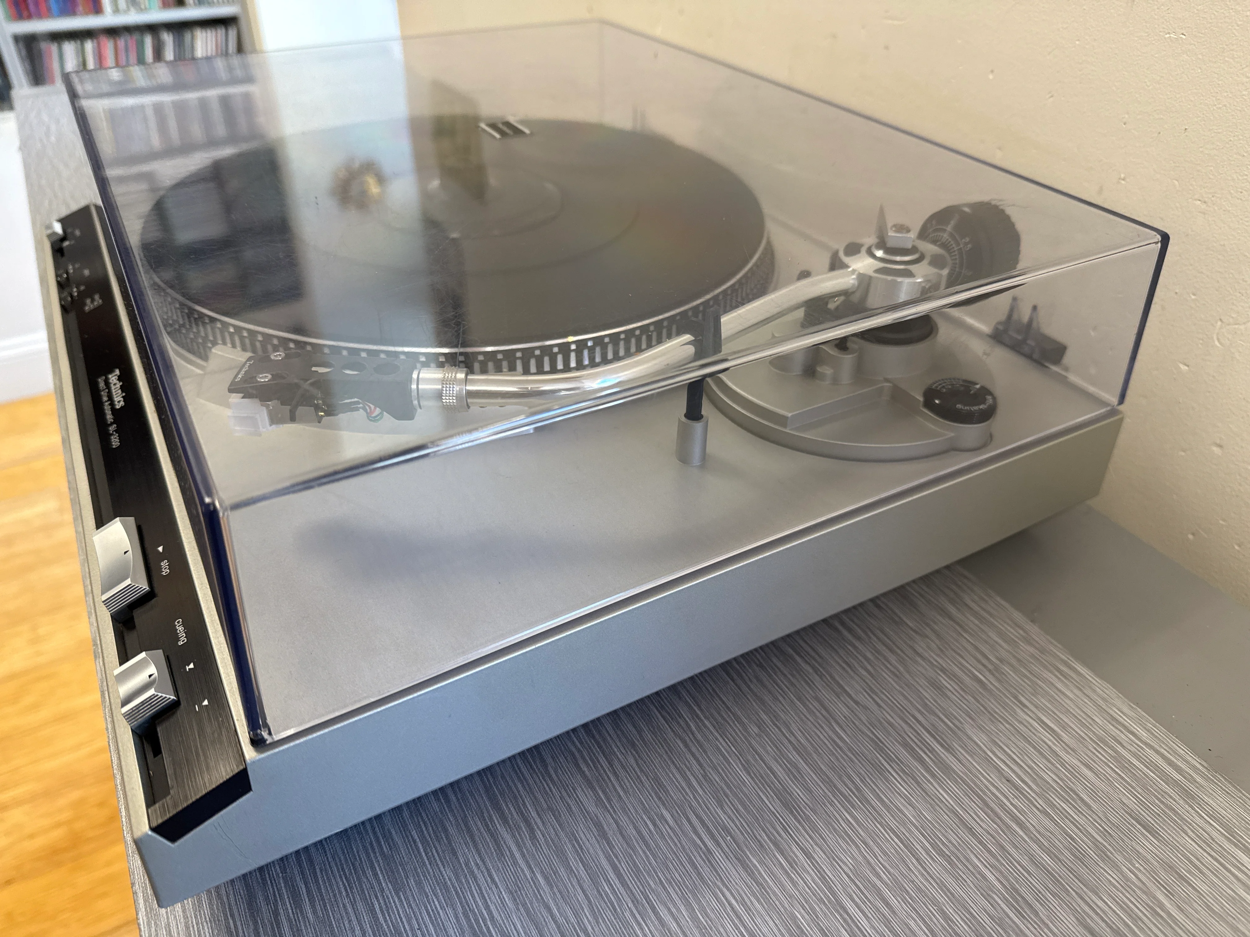Technics SL-3200 Direct Drive Turntable * Record Weight * NEW Audio Technica Cartridge AT3600 - Image 9