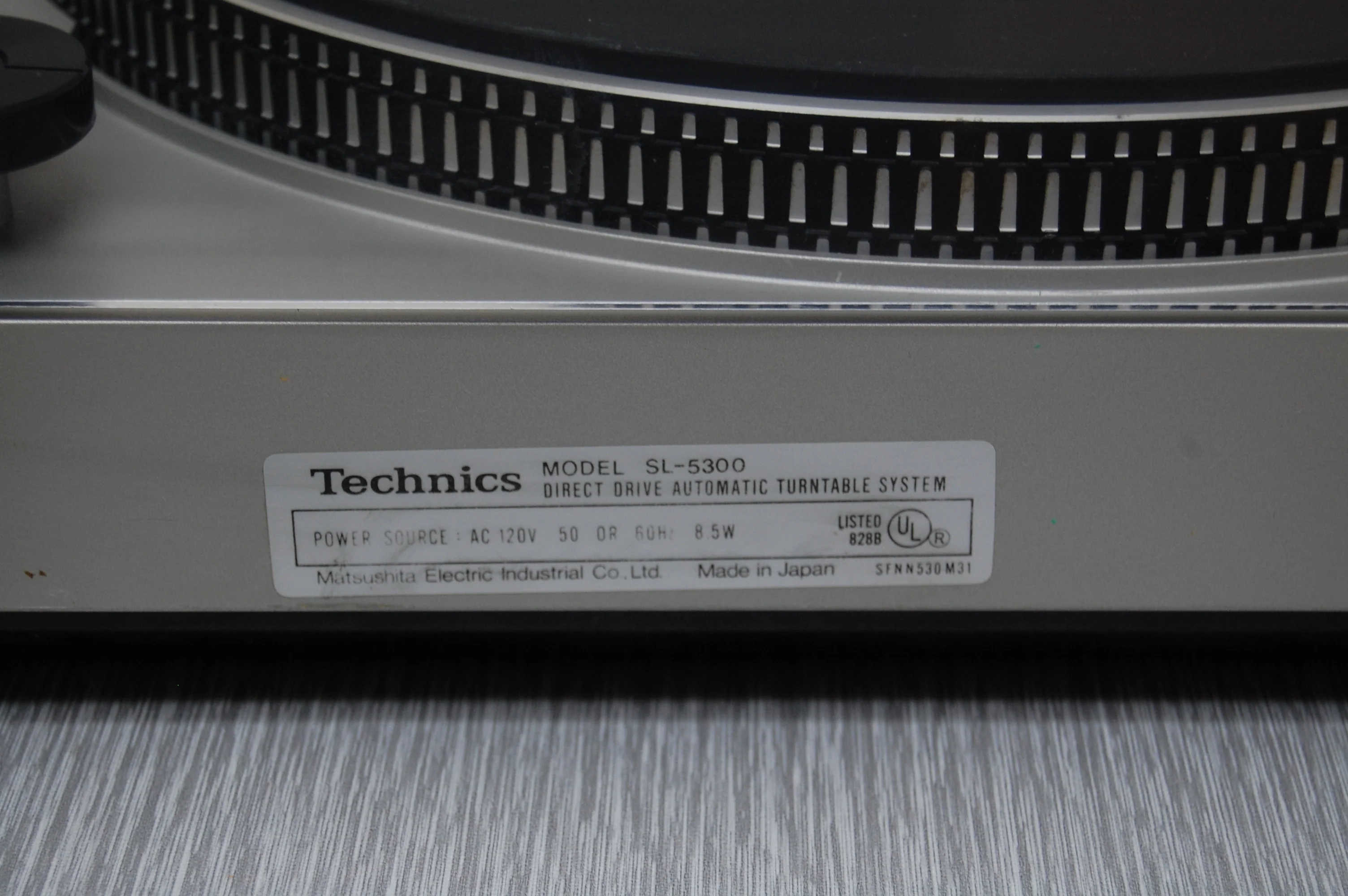 Technics SL-5300 Direct Drive Fully Automatic Turntable * NEW AT3600 Cartridge - Image 18