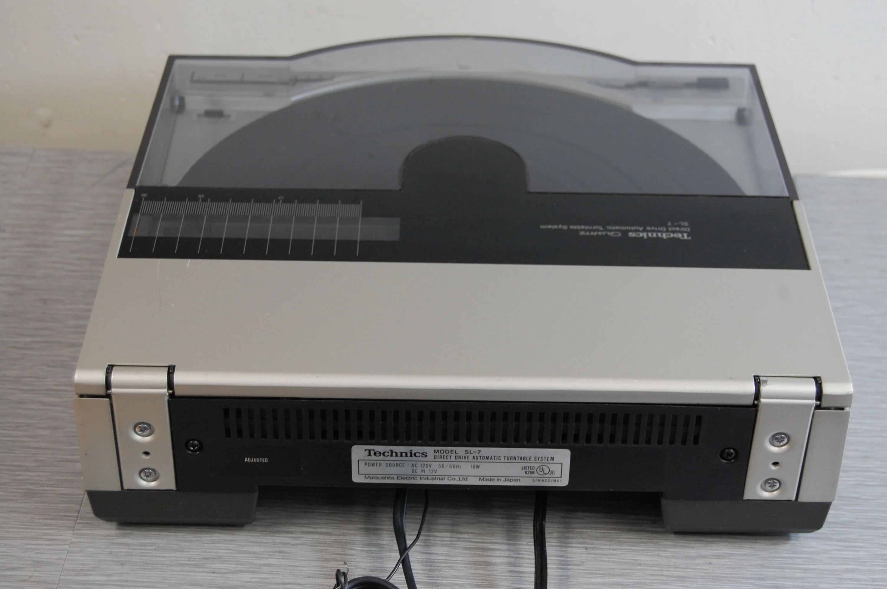 Technics SL-7 Direct Drive Linear Tracking Turntable - Image 12