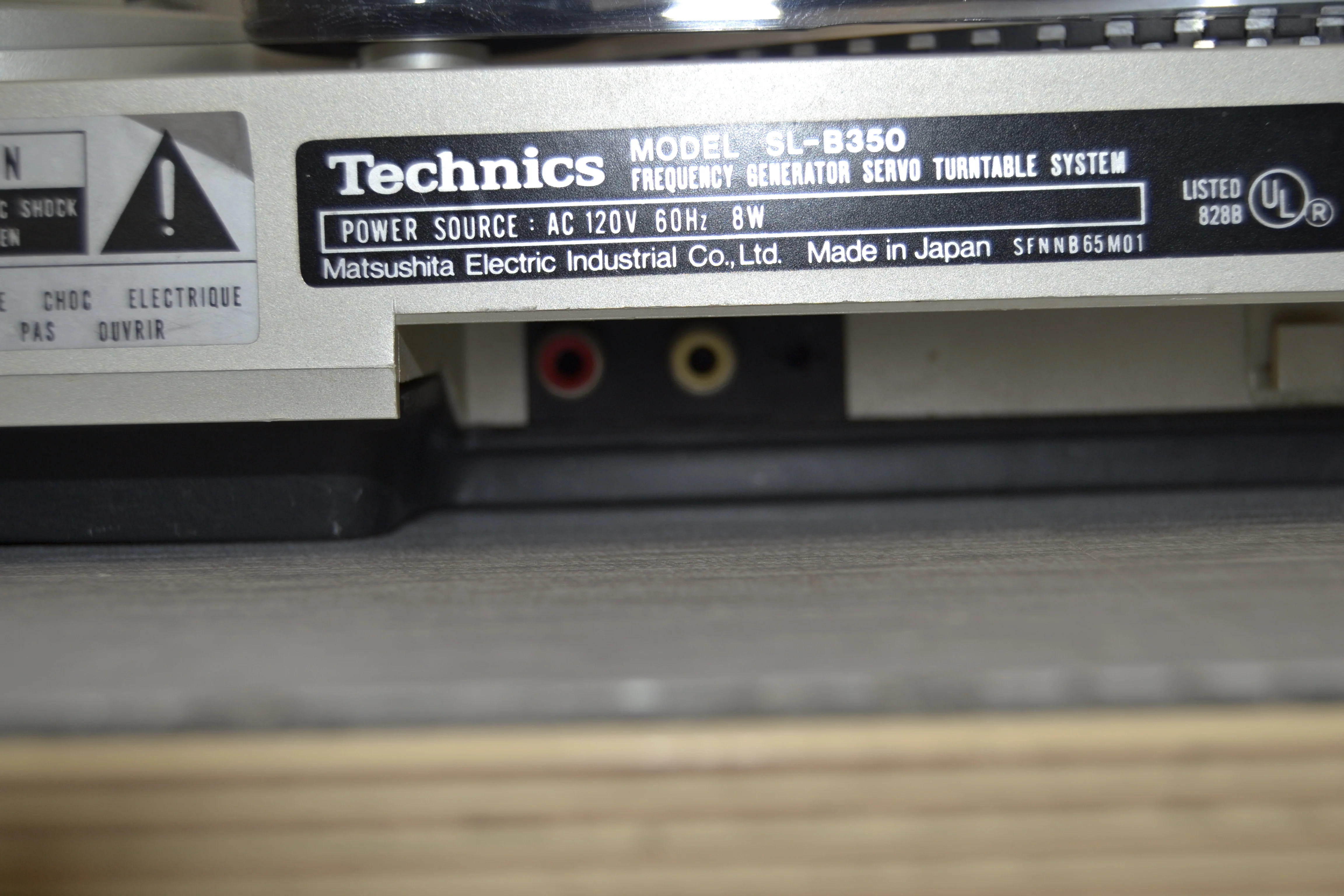 Technics SL-B350 Turntable - Image 14