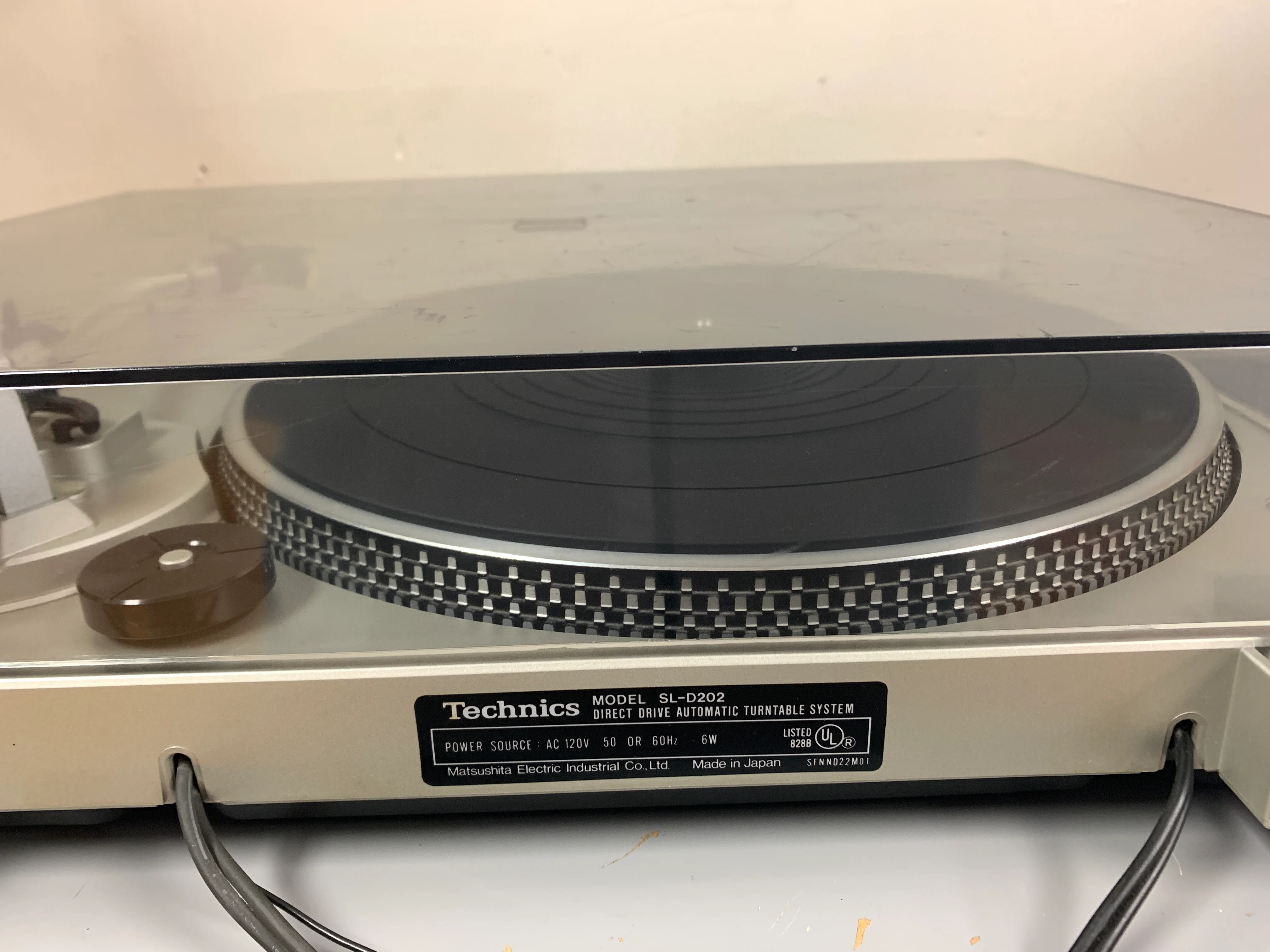Technics SL-D202 Direct Drive Turntable - Image 6