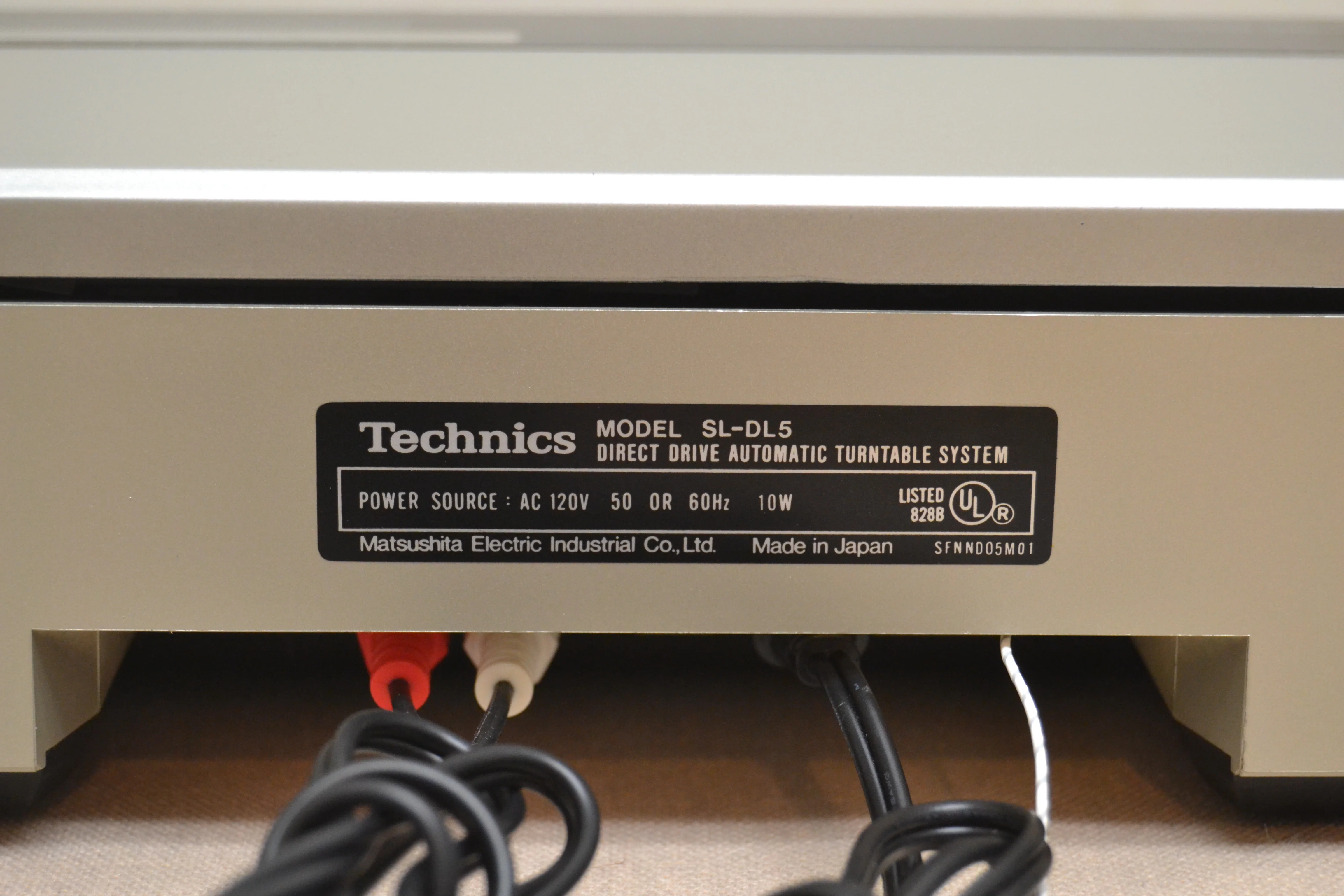 Technics SL-DL5 Direct-Drive Fully-Automatic Linear Tracking Turntable (1982-1984) - Image 16