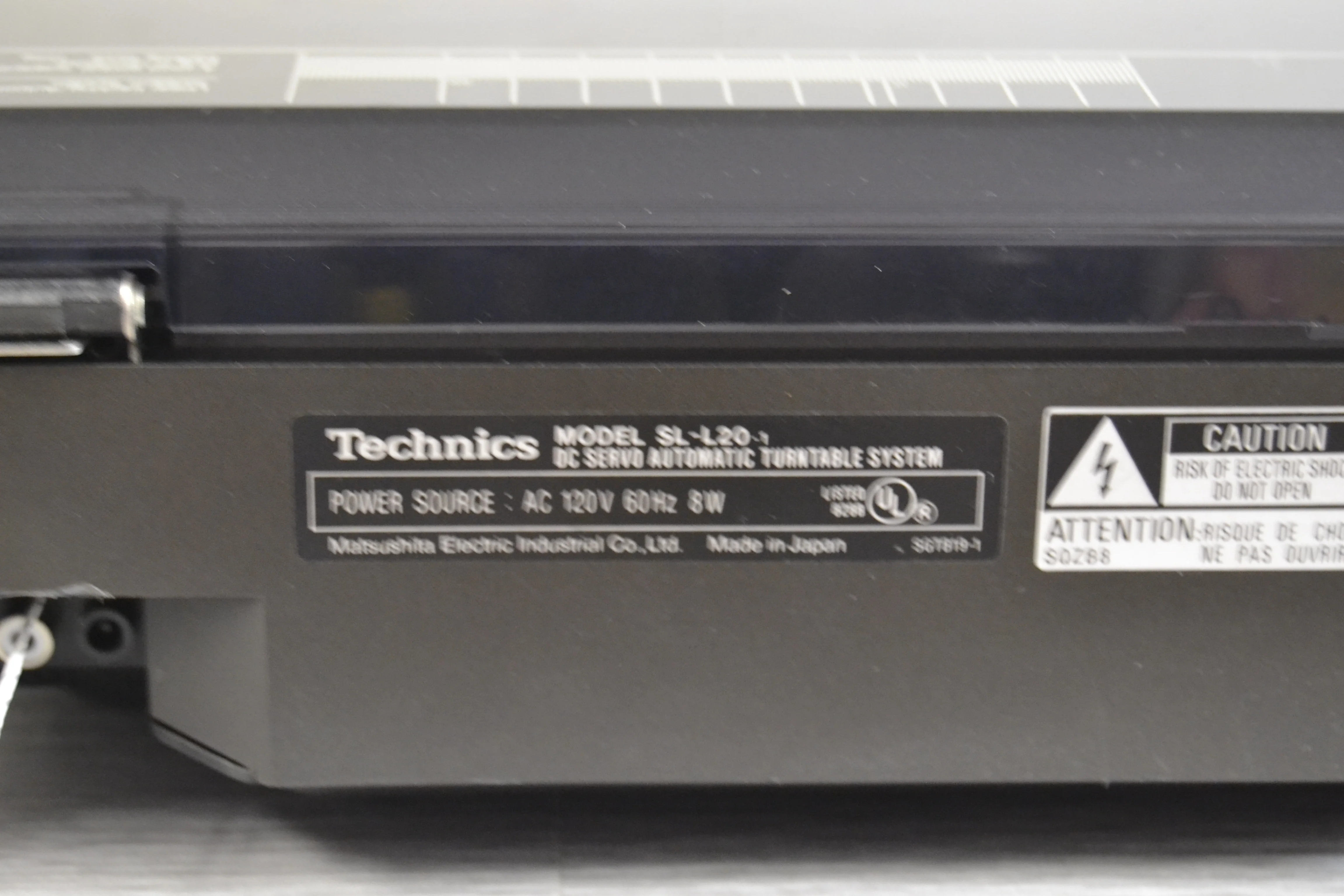 Technics SL-L20 Linear Tracking Turntable - Image 12