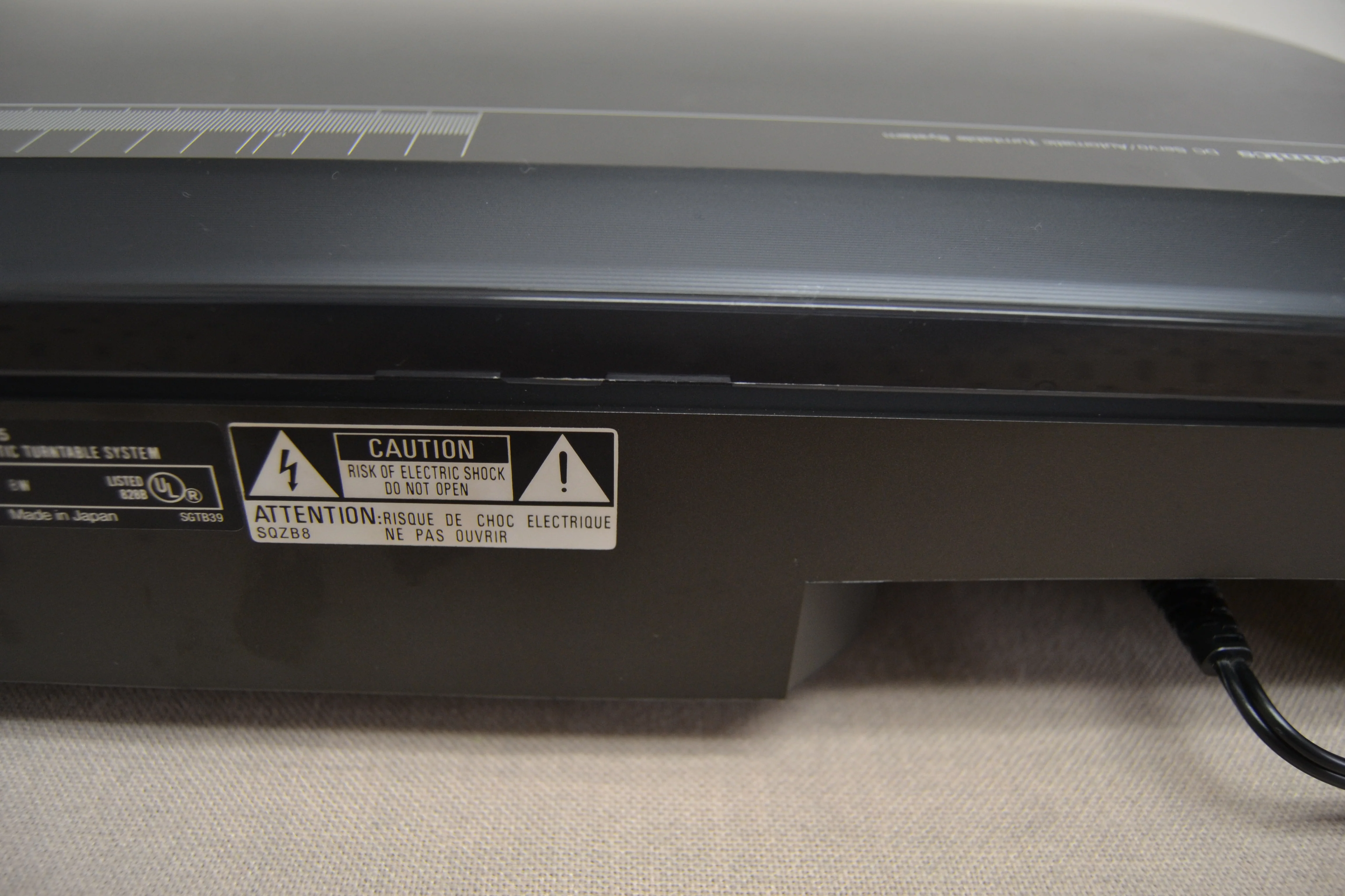 Technics SL-L25 Linear Tracking Turntable - Image 13