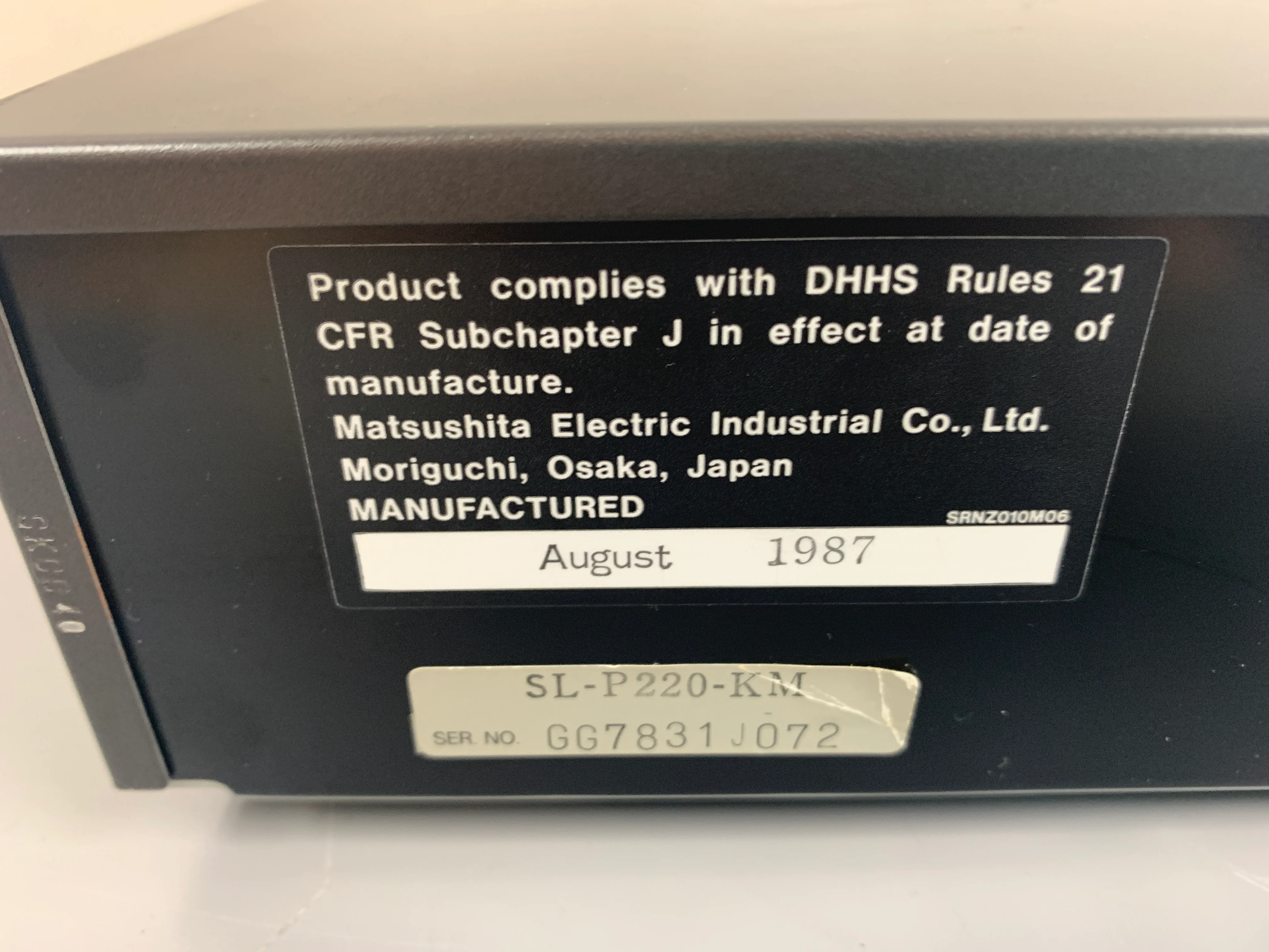 Technics SL-P220 Single Compact Disc Player - Image 16
