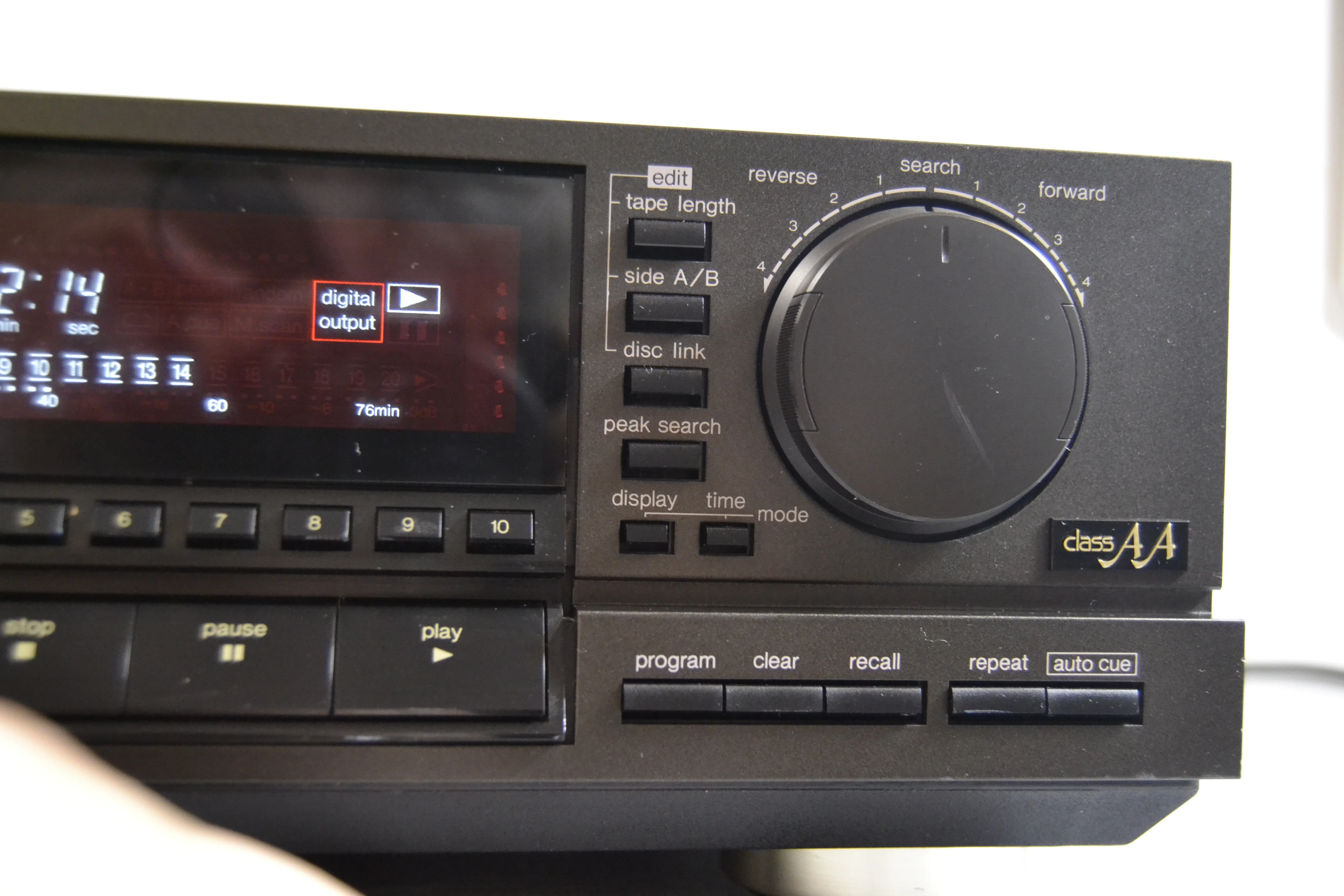 Technics SL-P555 Rare Vintage CD Player Class AA Japan Made 1988 * Remote - Image 7