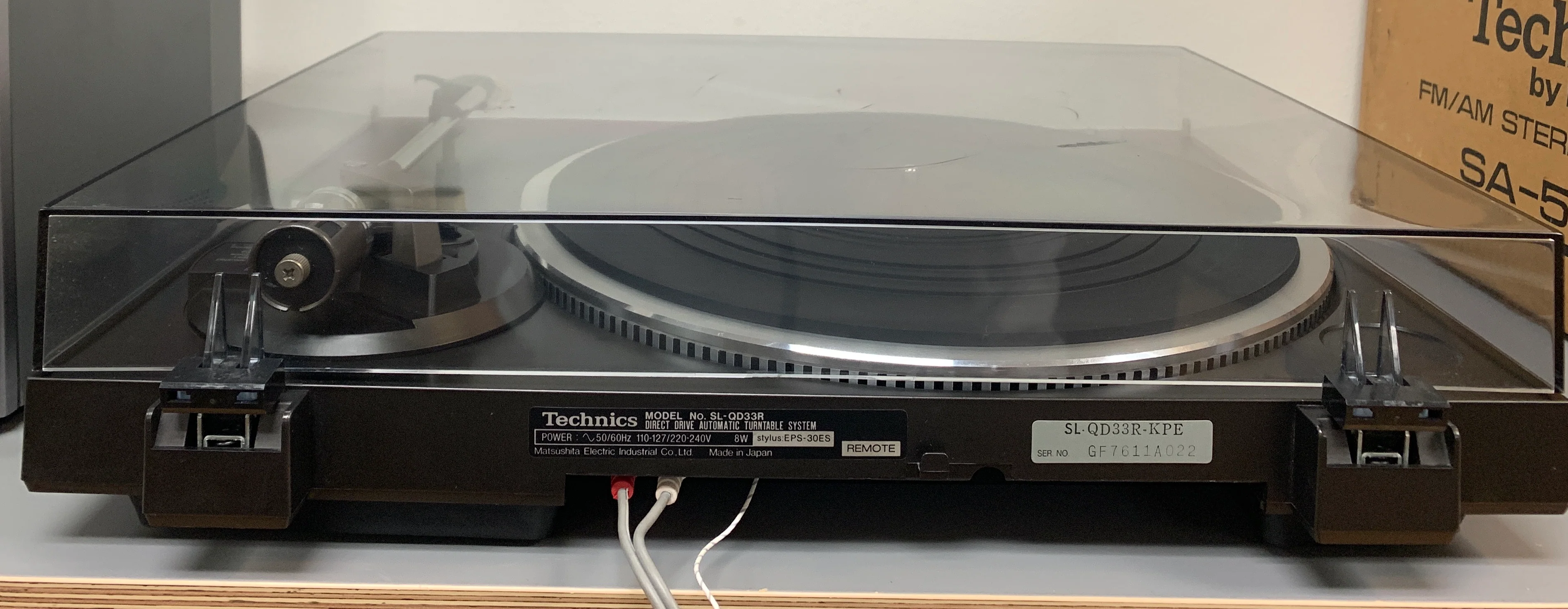 Technics SL-QD33R Turntable - Image 6