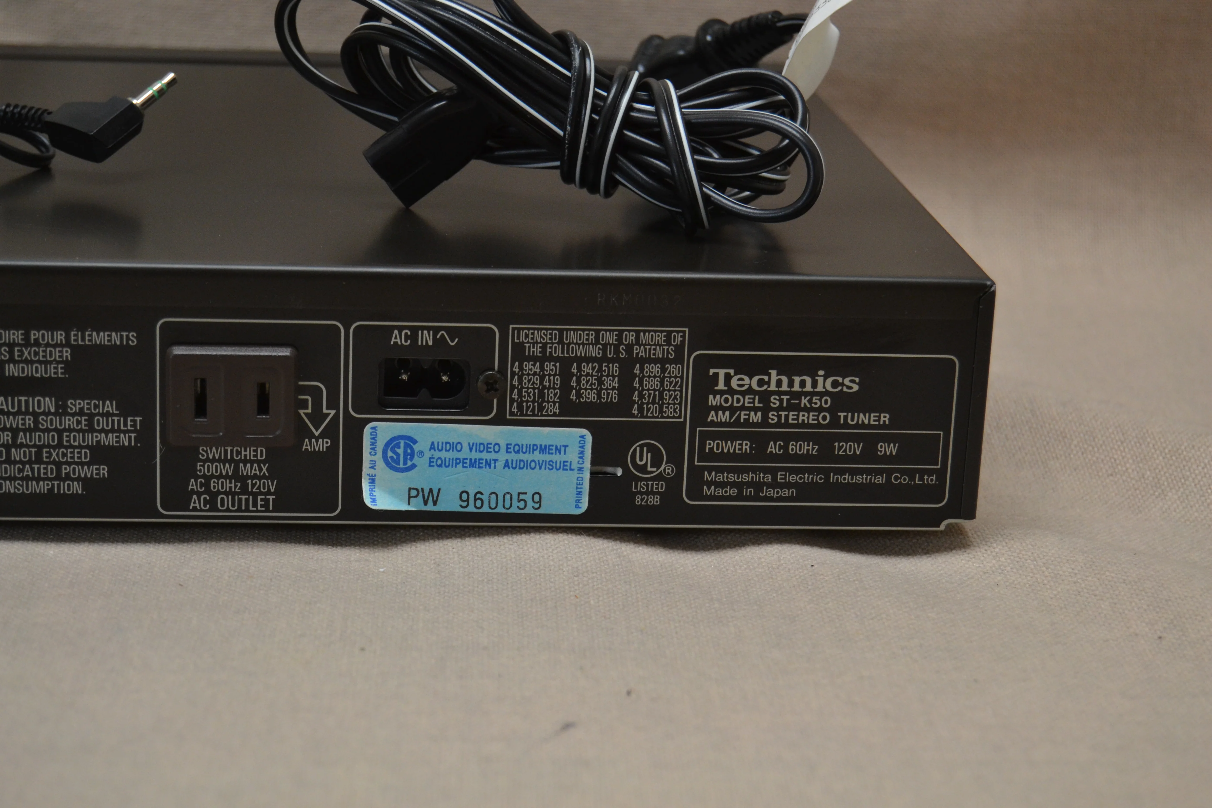 Technics ST-K50 Stereo Tuner - Image 11