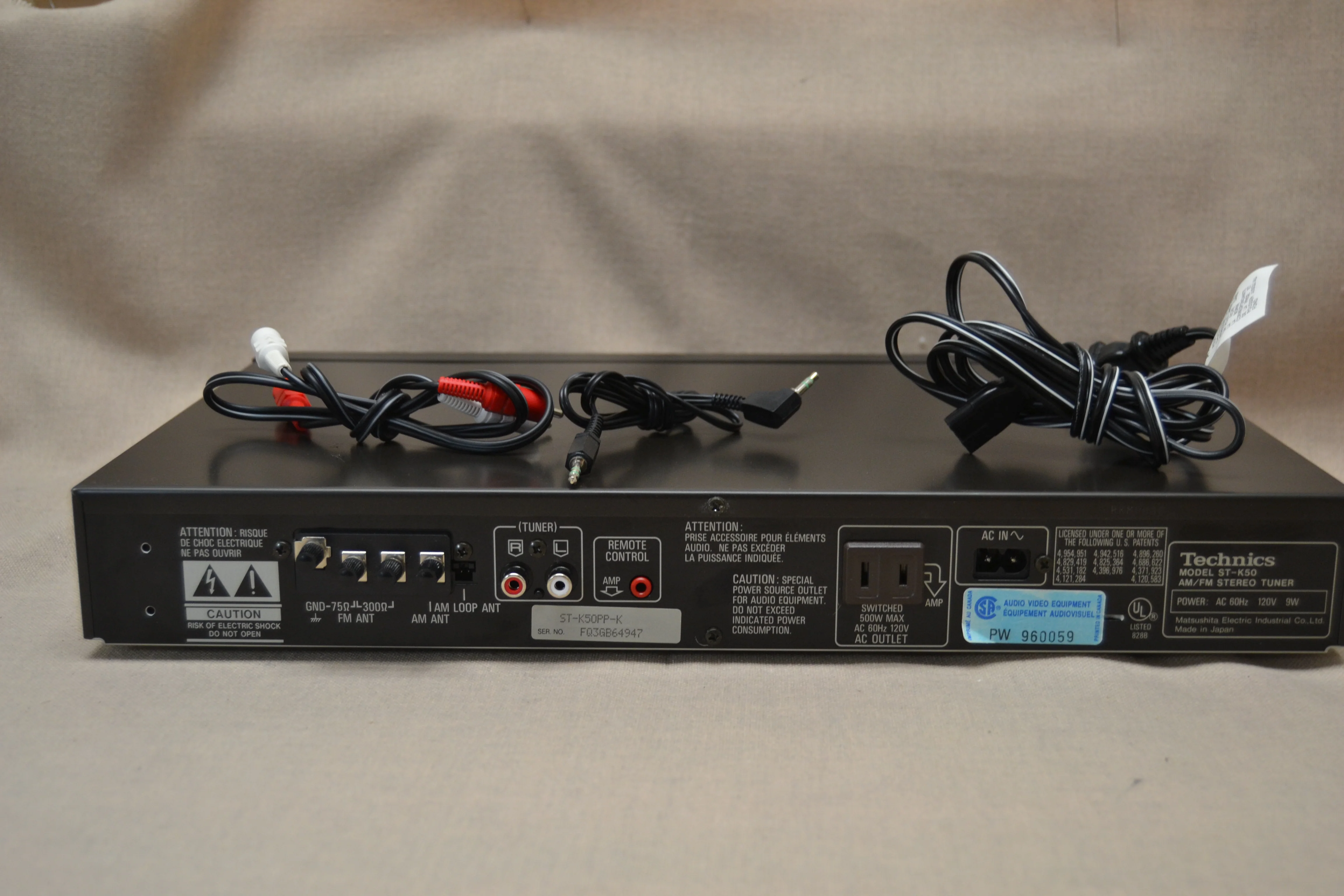 Technics ST-K50 Stereo Tuner - Image 12