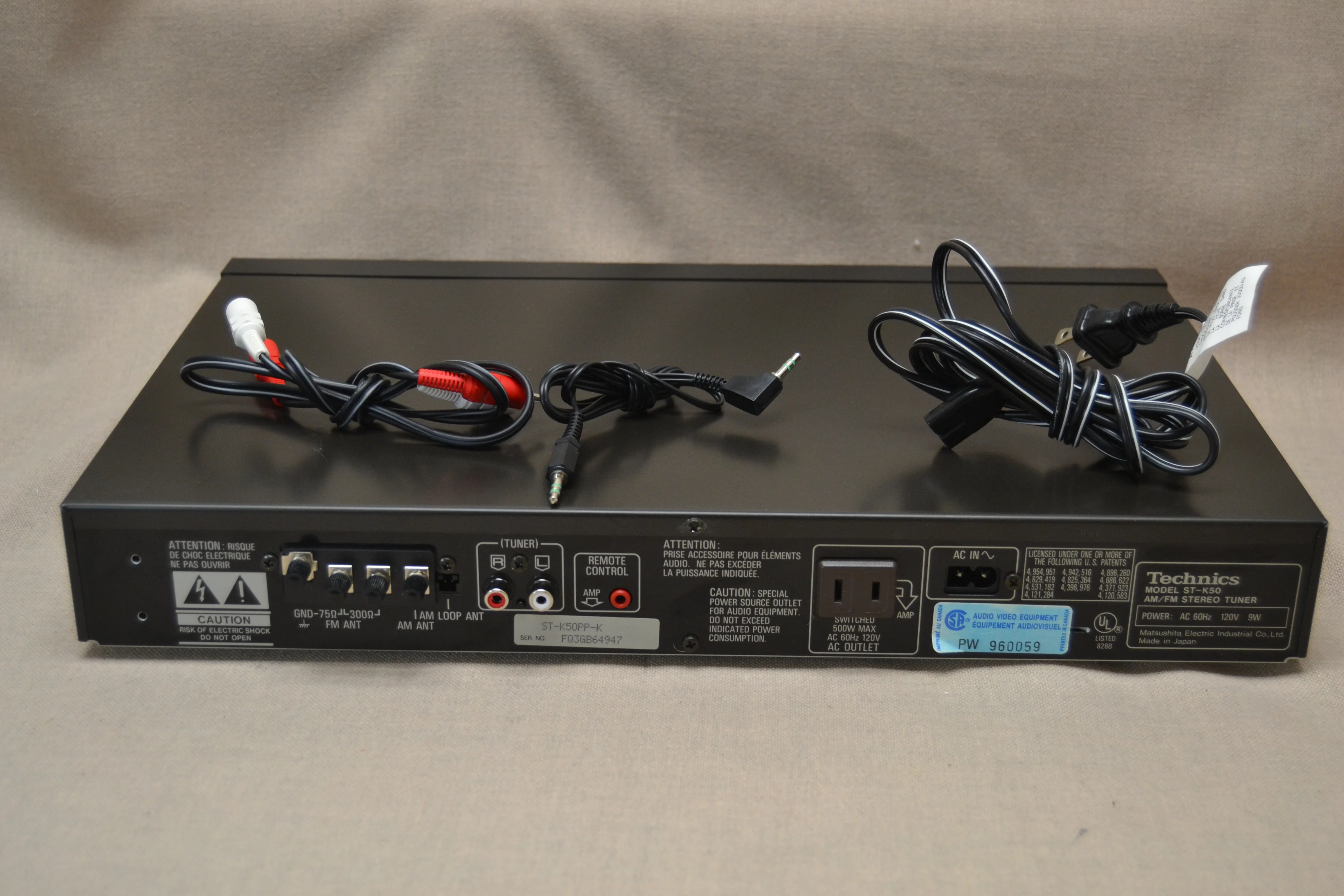 Technics ST-K50 Stereo Tuner - Image 8