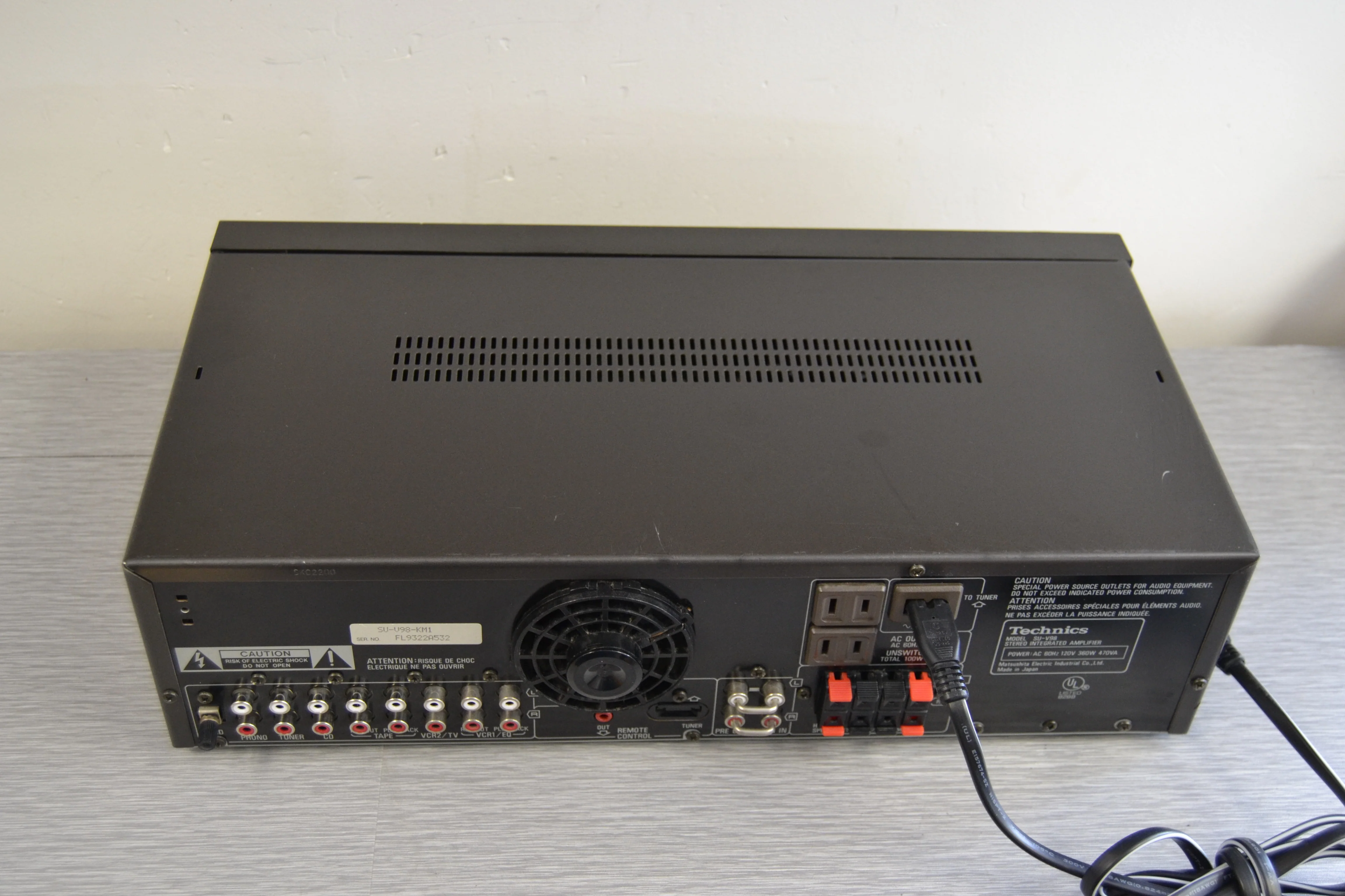 Technics SU-V98 Stereo Integrated Amplifier * 110W RMS - Image 9